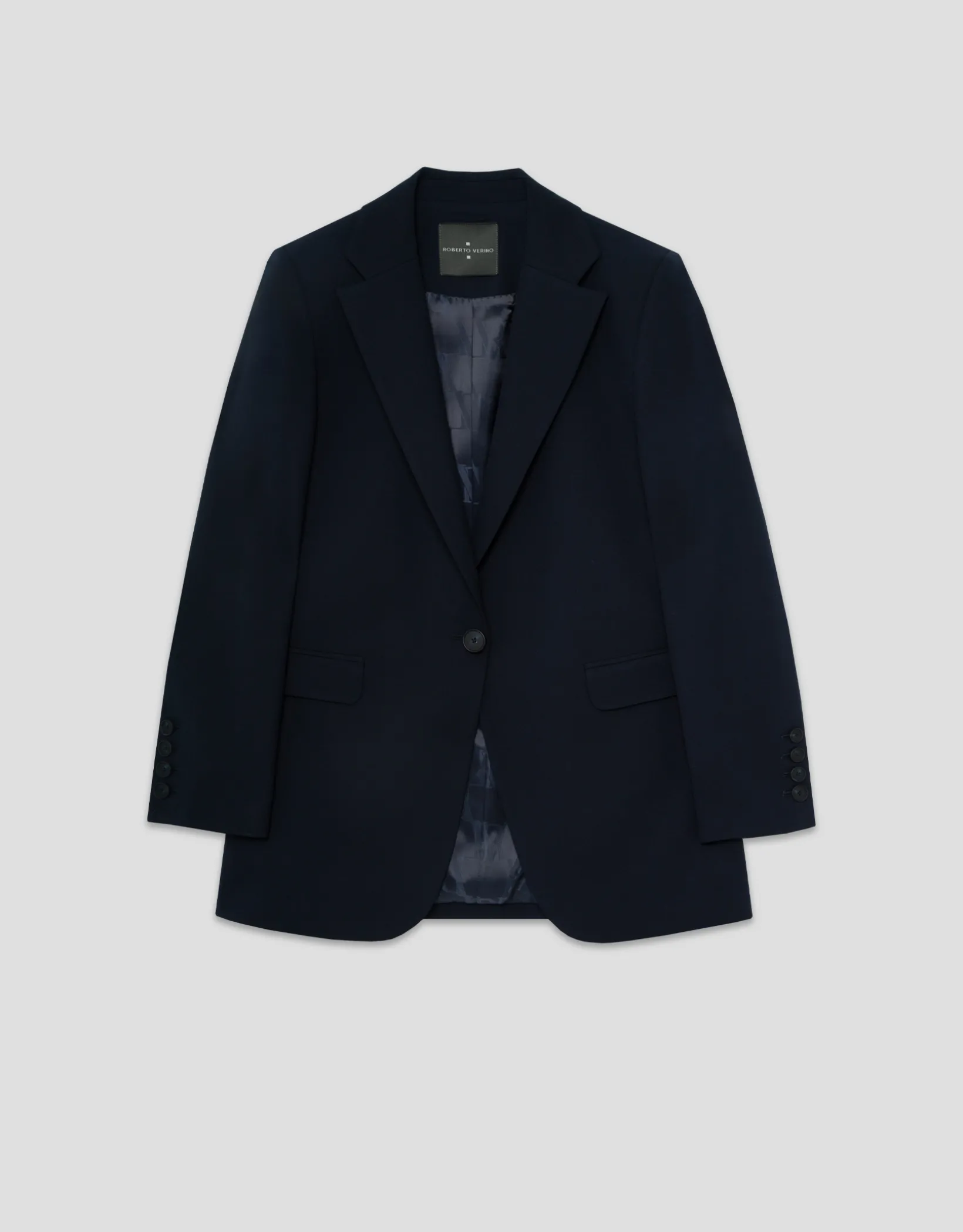 Blazer un botón azul noche