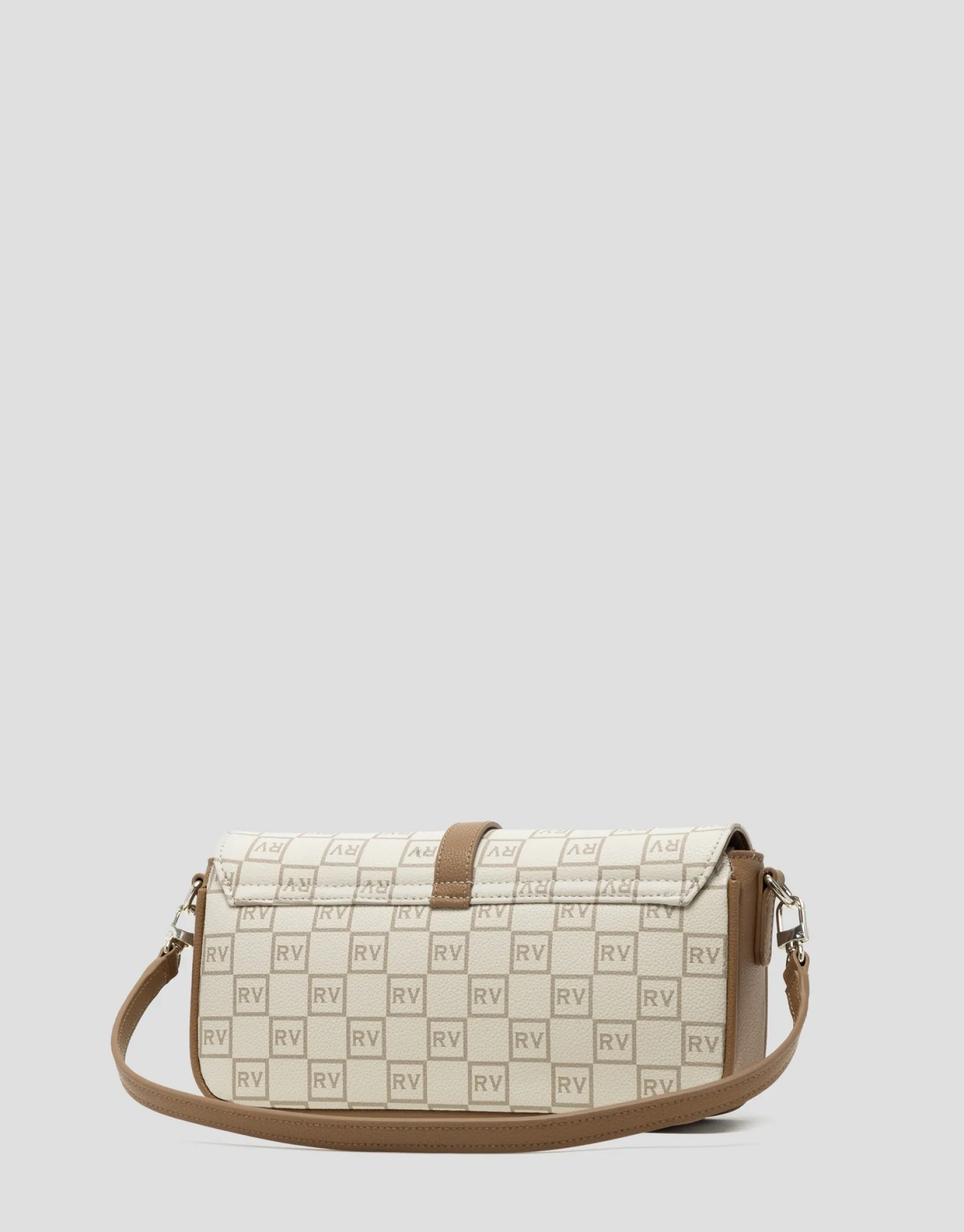 Bolso baguette Gala logos RV crema