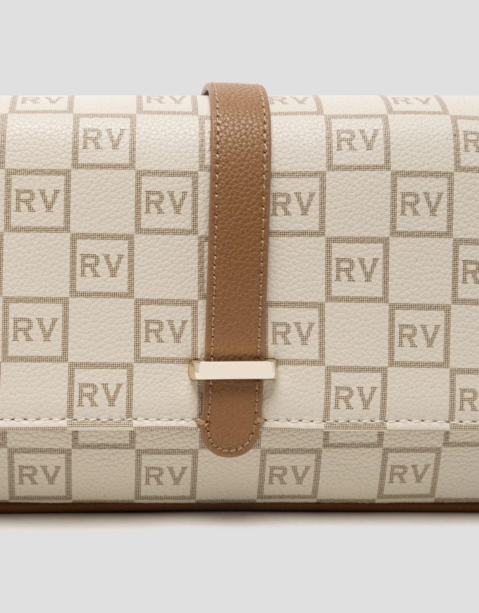 Bolso baguette Gala logos RV crema