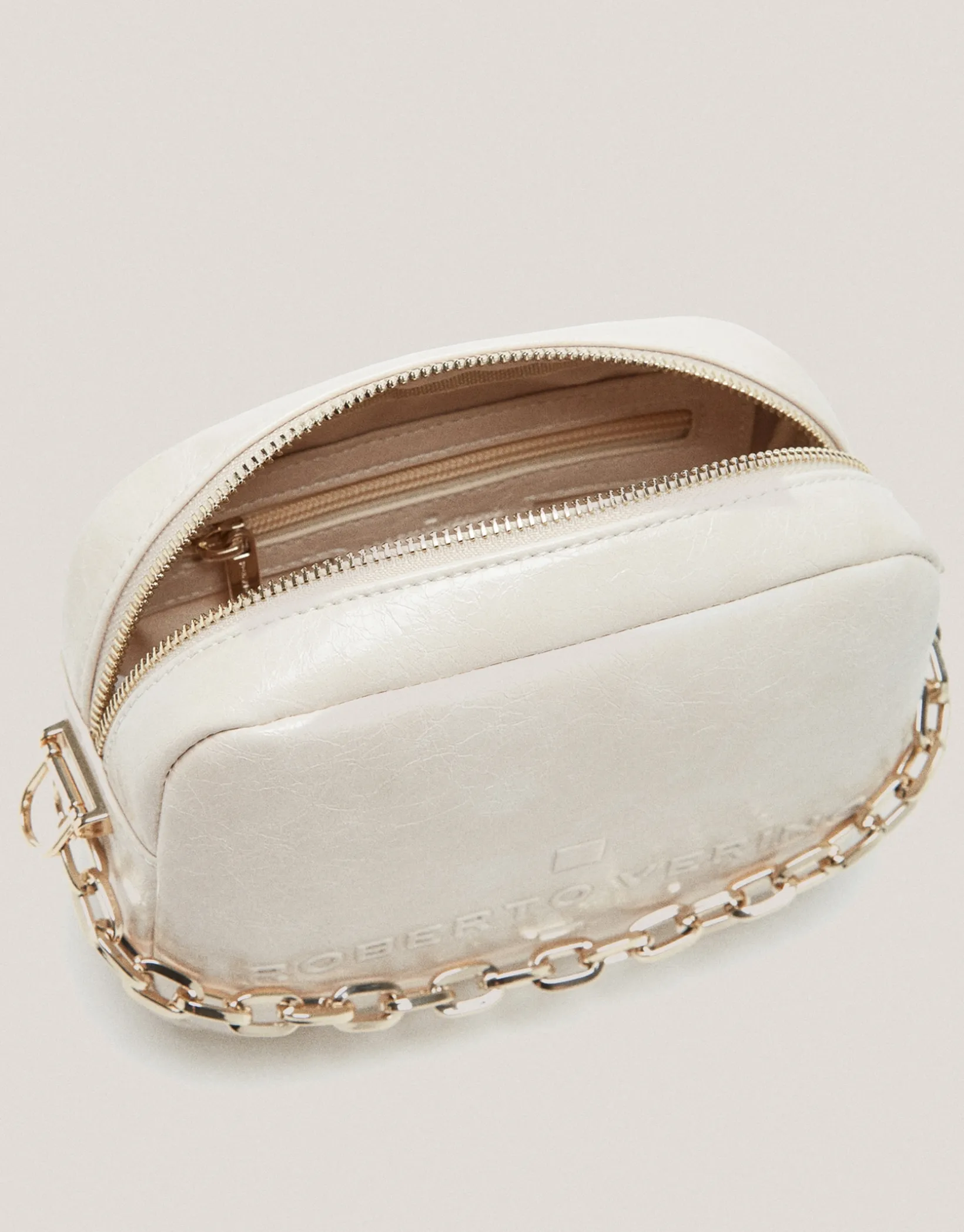 Bolso bandolera Bazin Beige