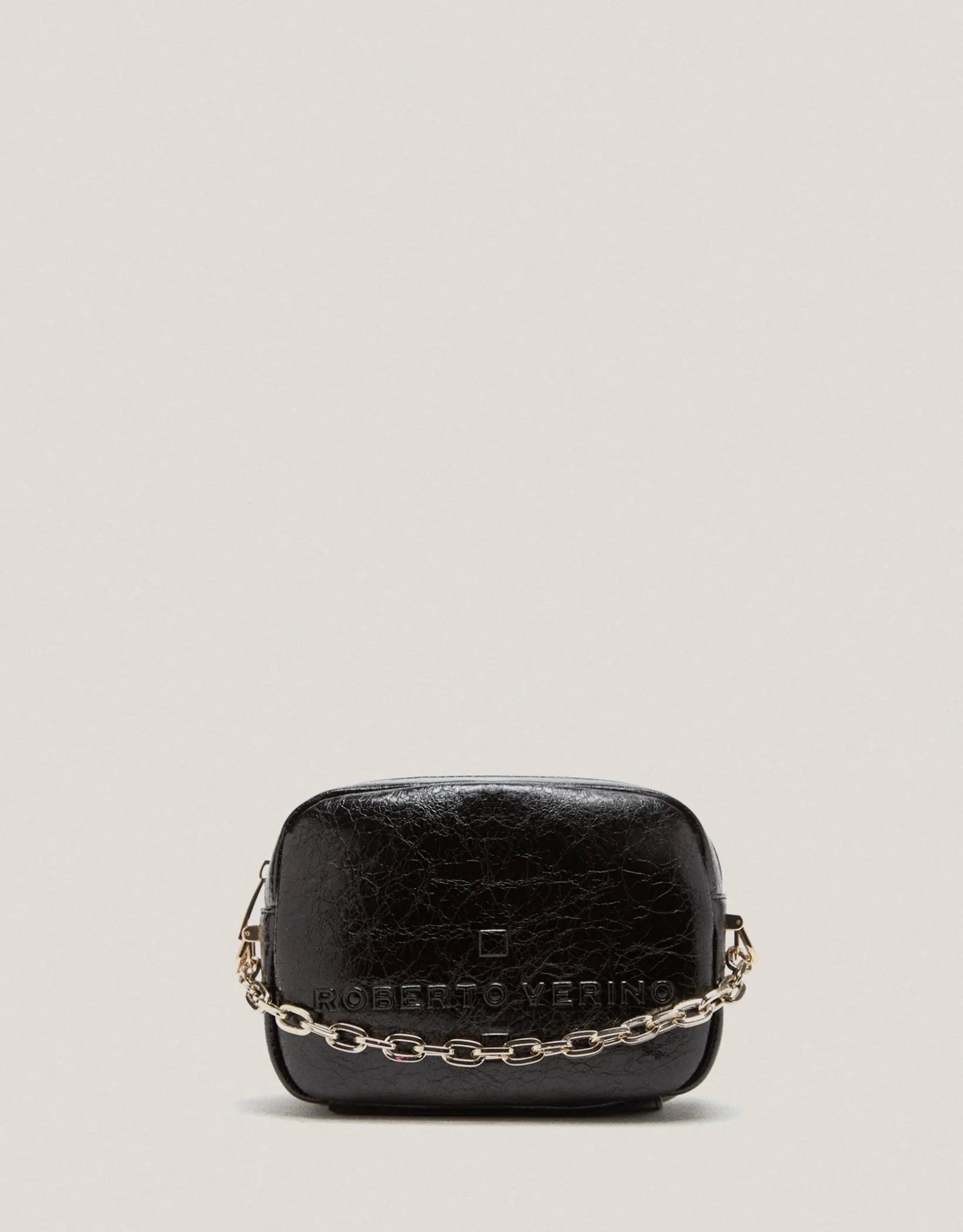 Bolso bandolera Bazin negro