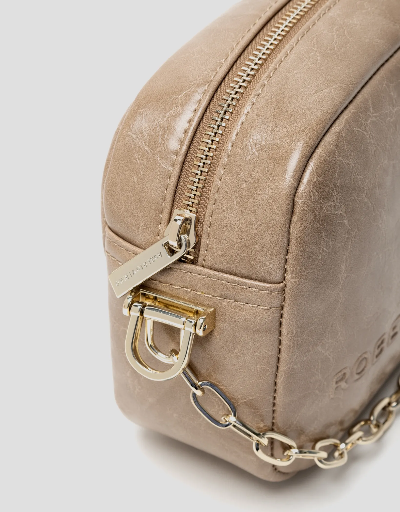 Bolso bandolera Bazin visón