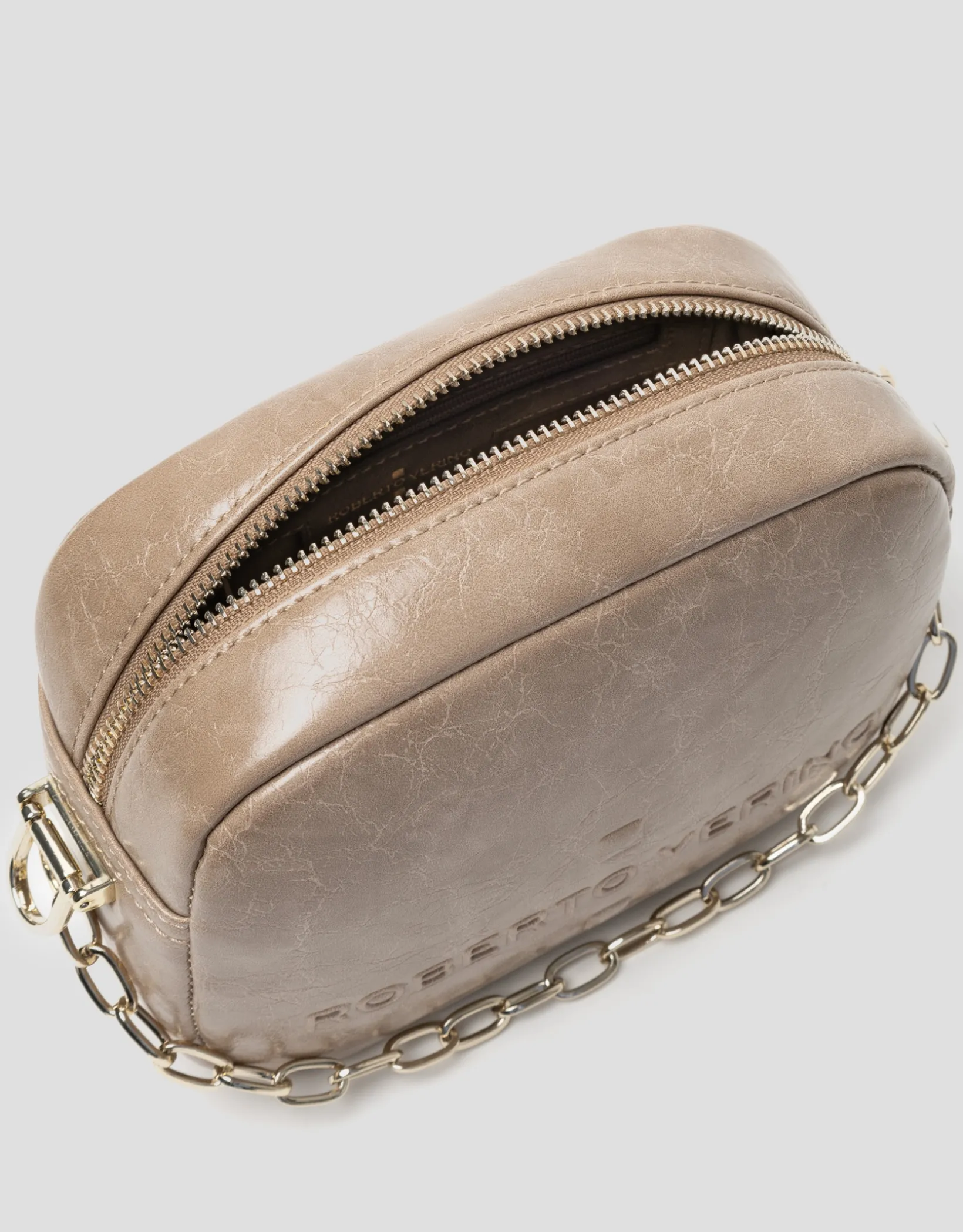 Bolso bandolera Bazin visón