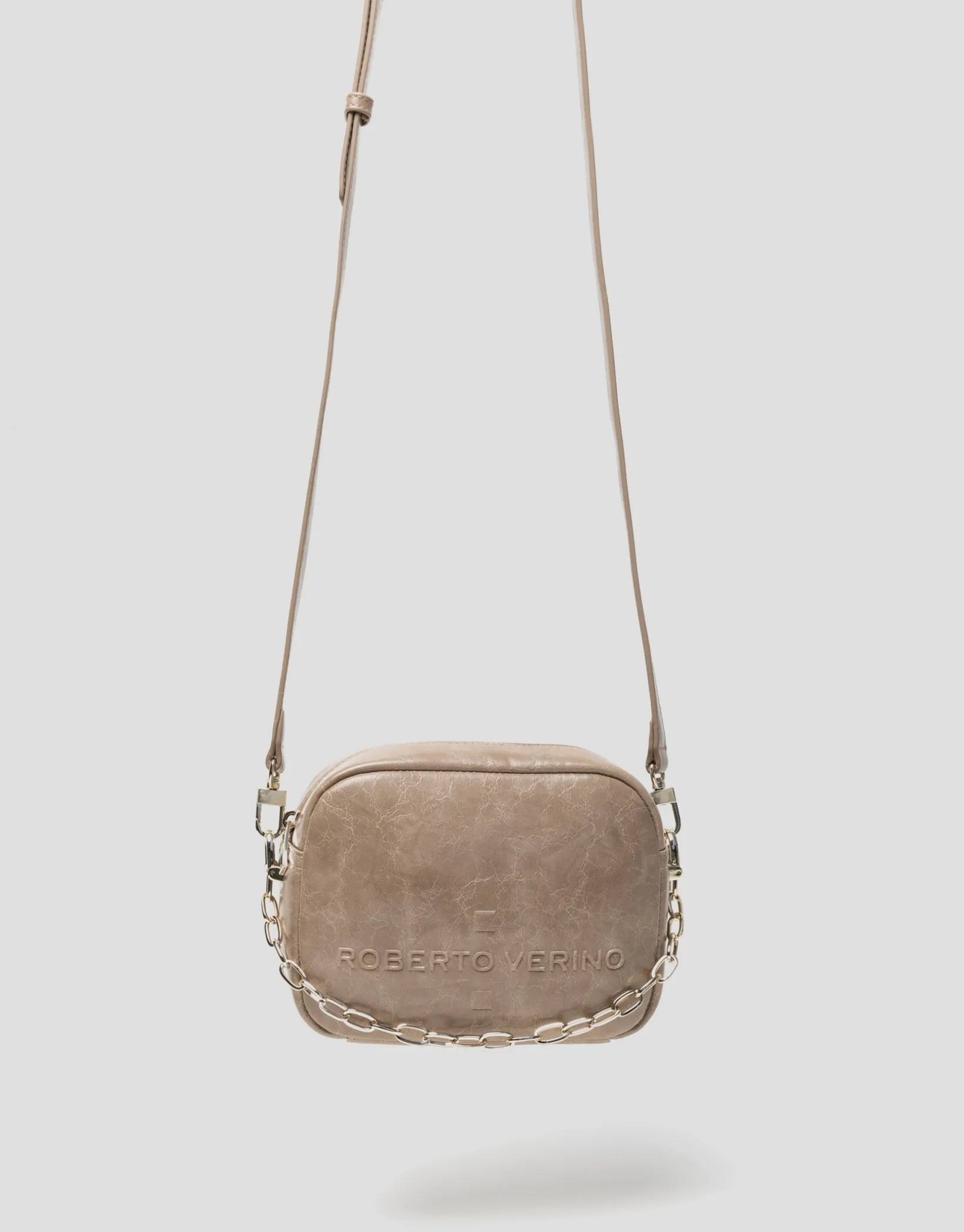 Bolso bandolera Bazin visón