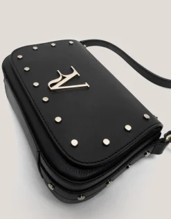 Bolso bandolera Mafalda Mini piel negra