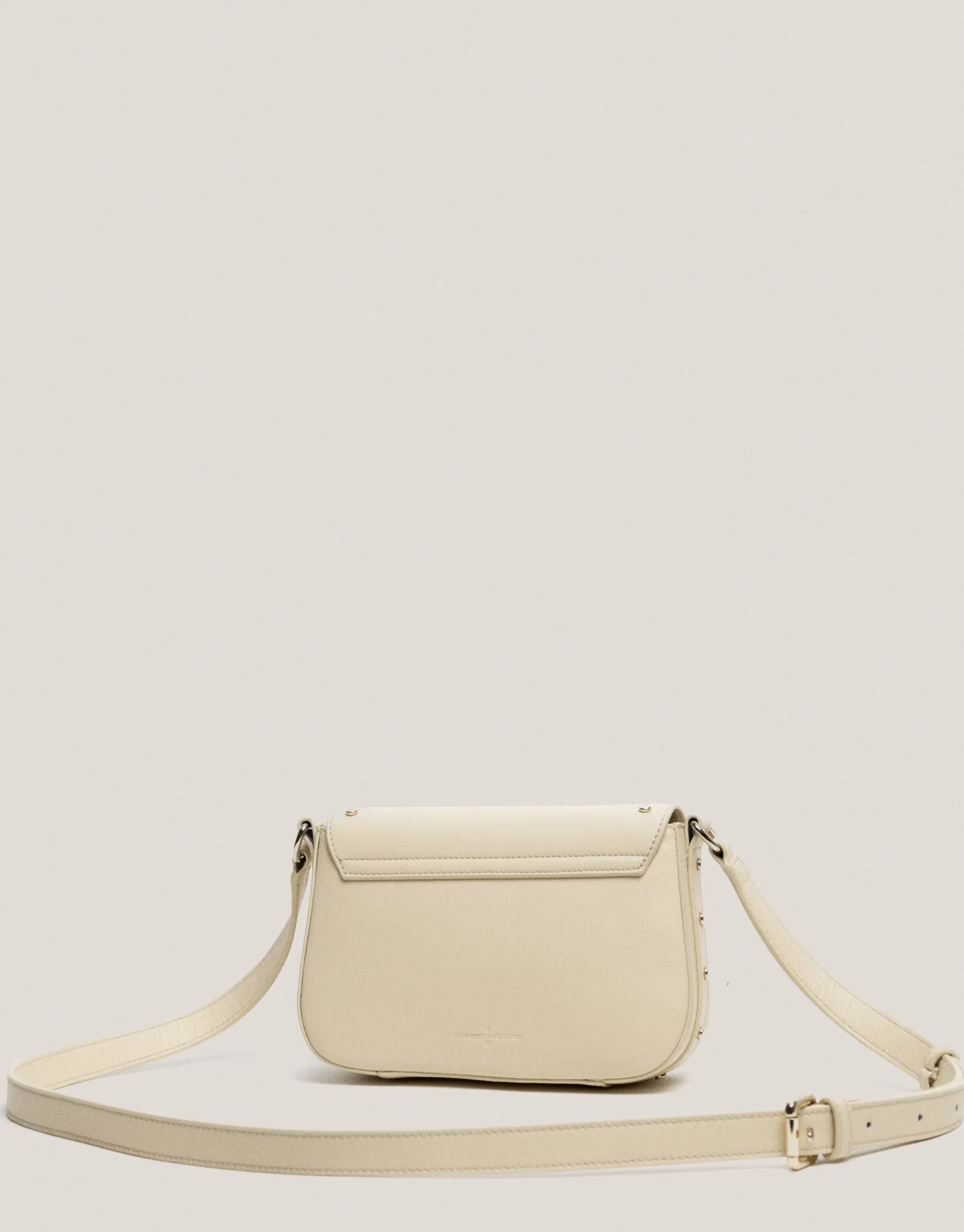 Bolso bandolera Mafalda Mini piel beige