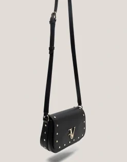 Bolso bandolera Mafalda Mini piel negra