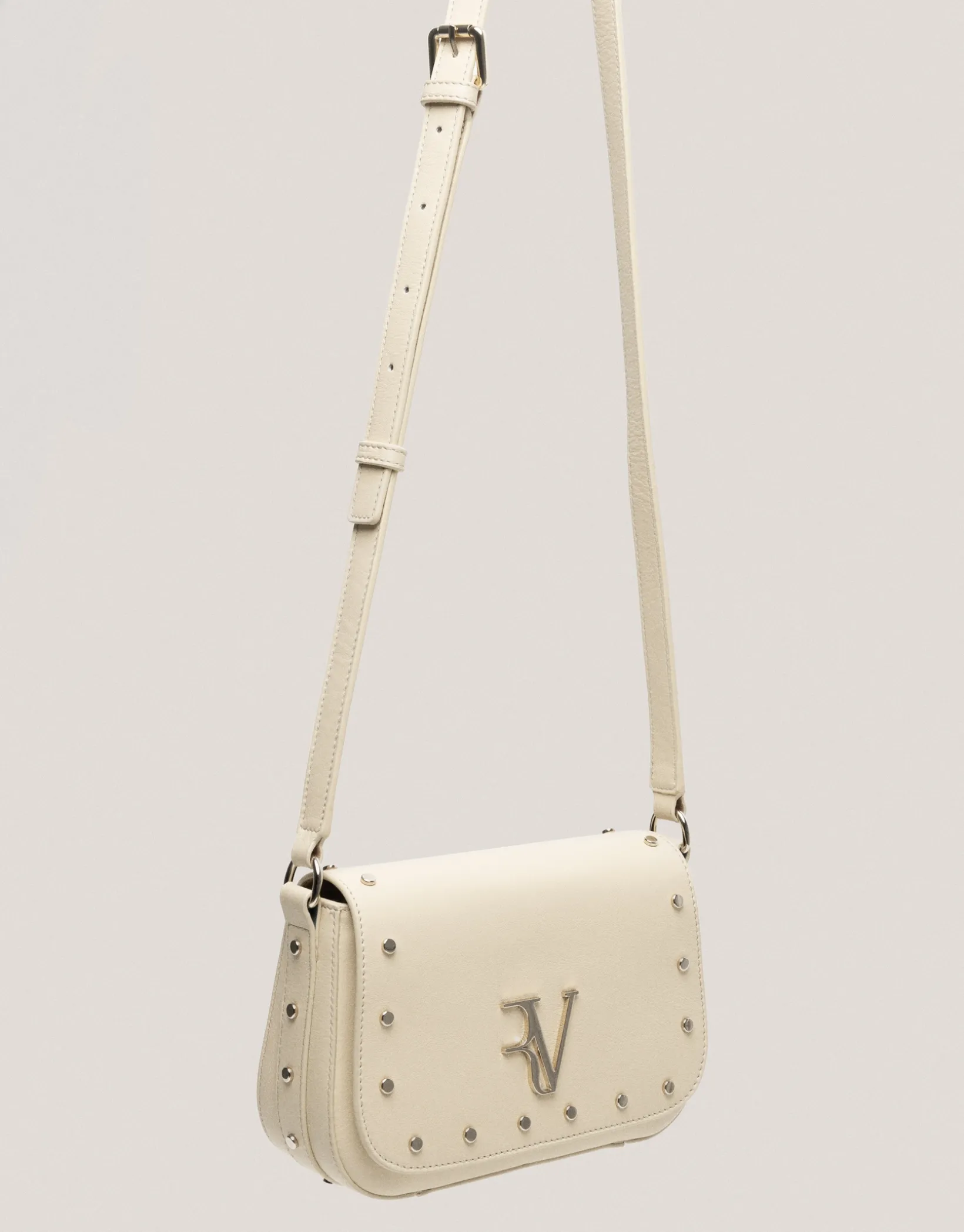 Bolso bandolera Mafalda Mini piel beige