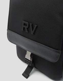 Bolso bandolera tablet nailon negro