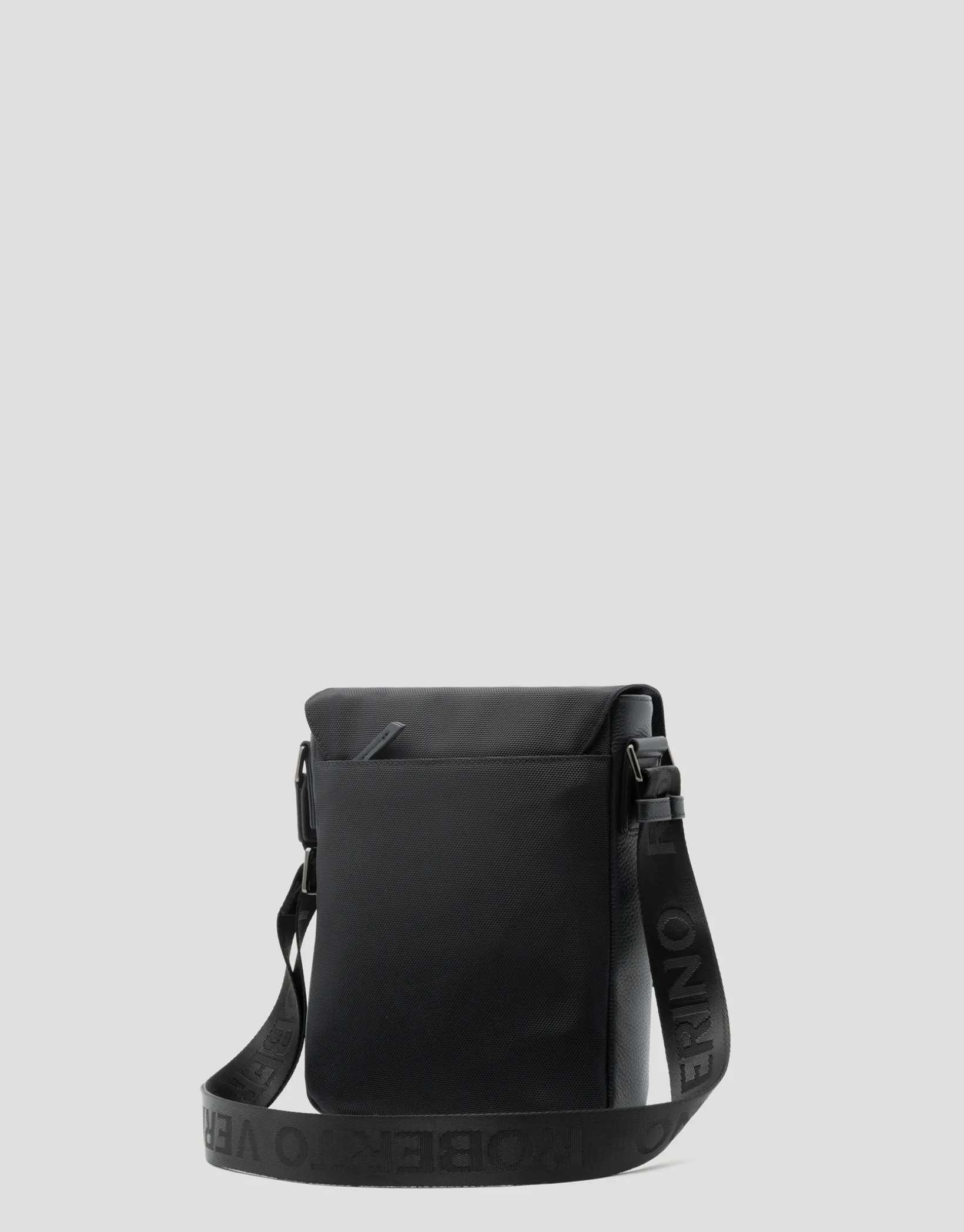 Bolso bandolera tablet nailon negro