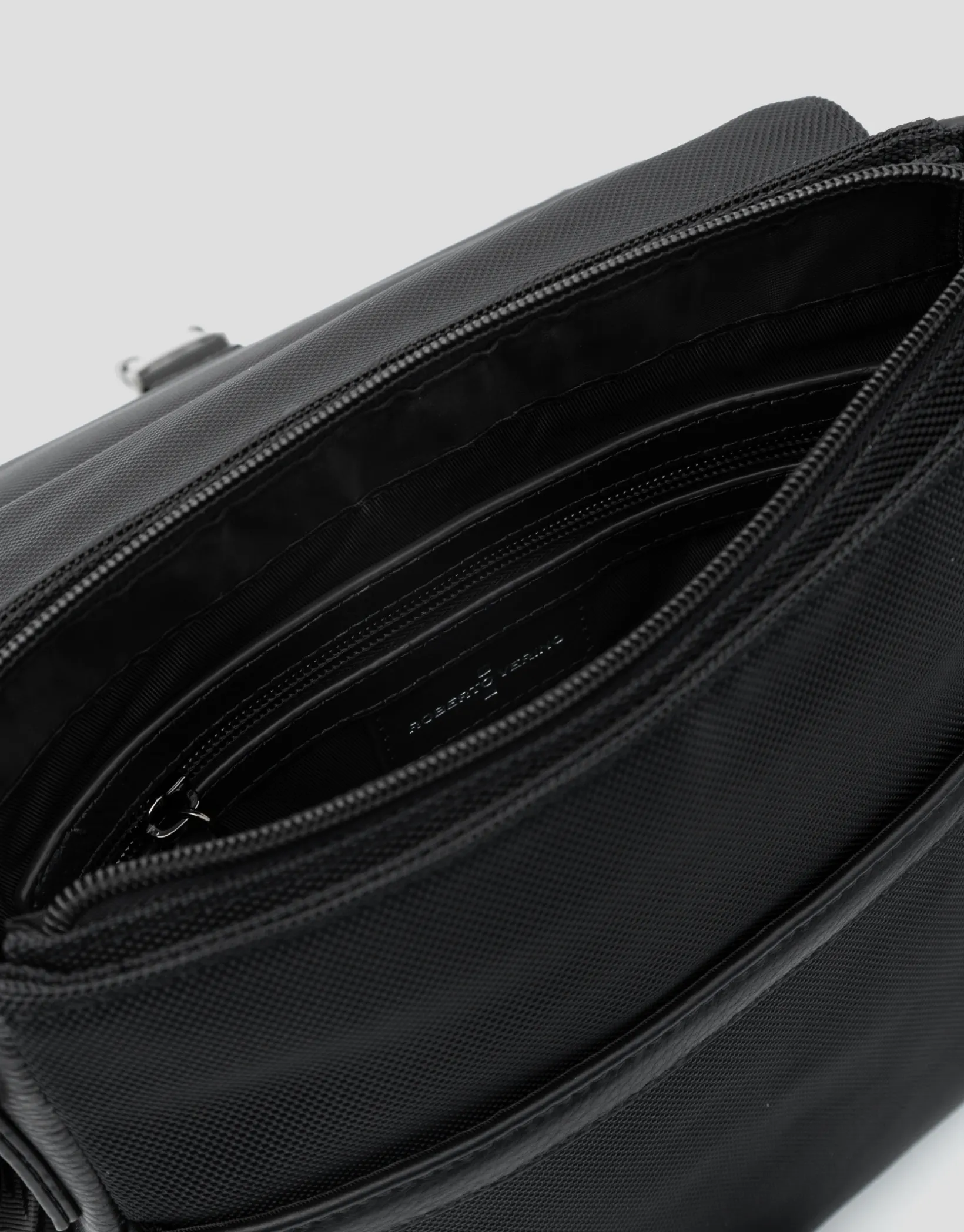 Bolso bandolera tablet nailon negro