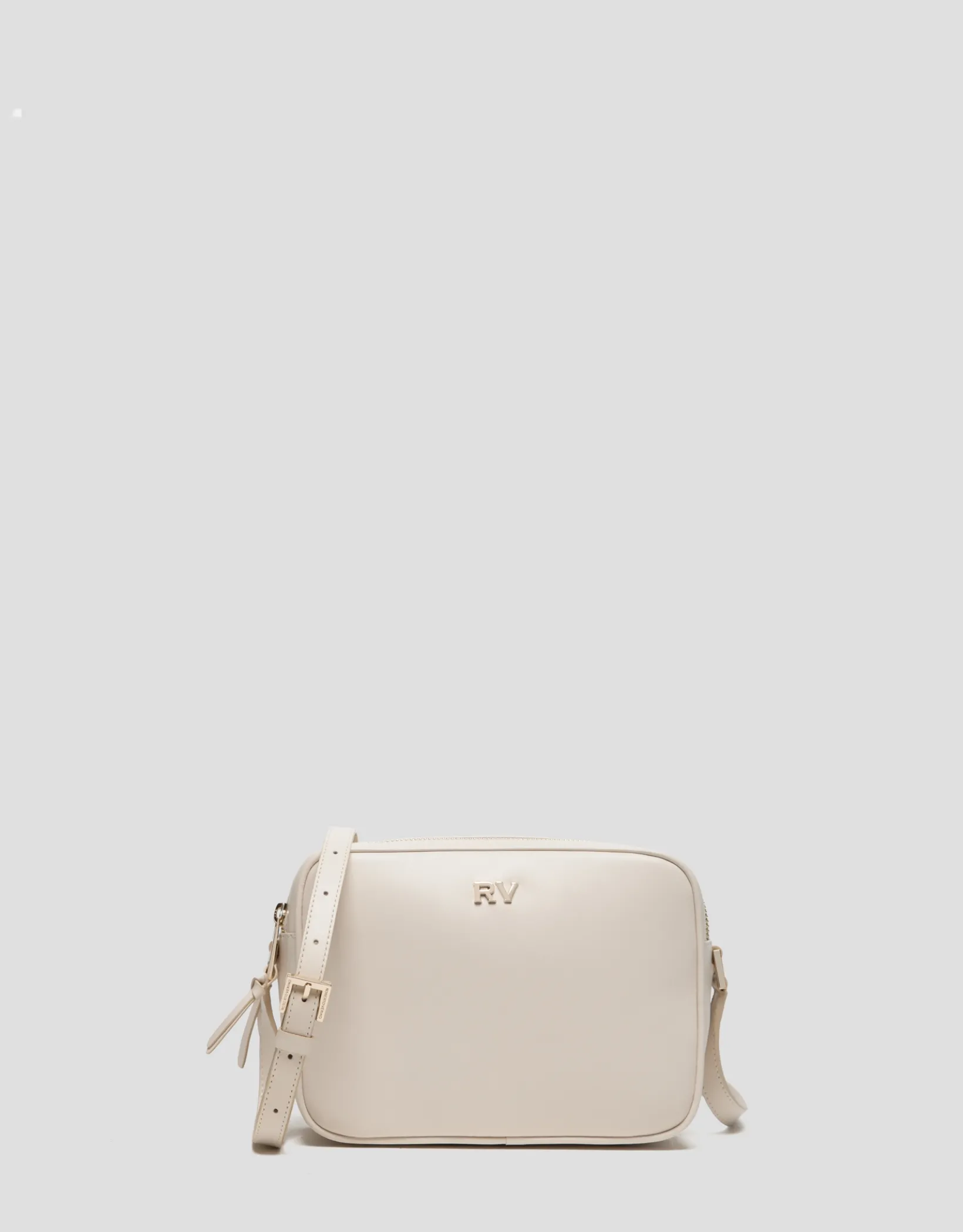 Bolso Bandolera Taylor piel lisa beige