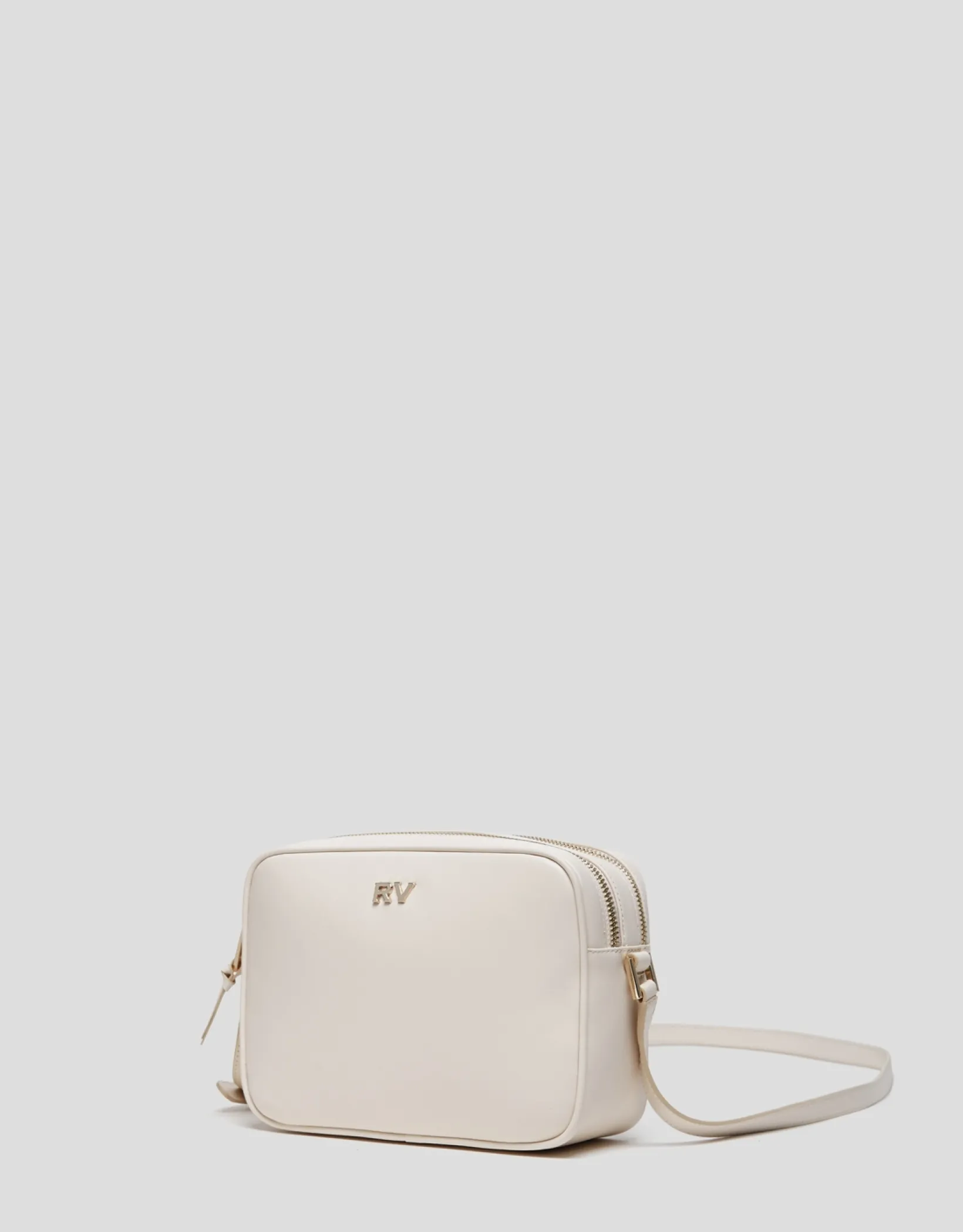 Bolso Bandolera Taylor piel lisa beige
