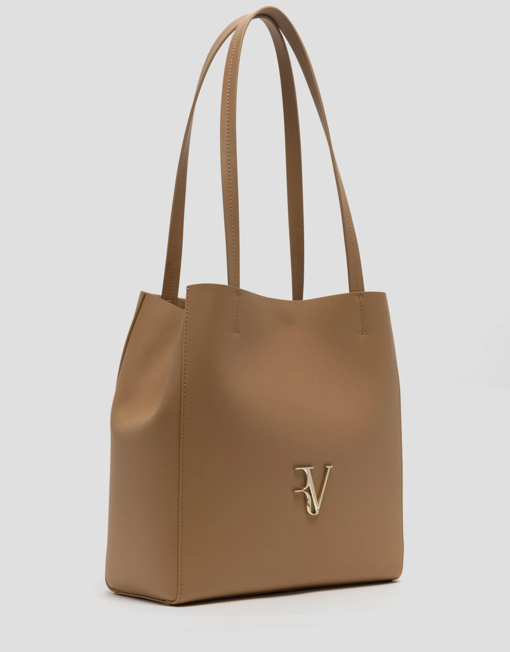 Bolso Bruna Tote Maxi piel cámel