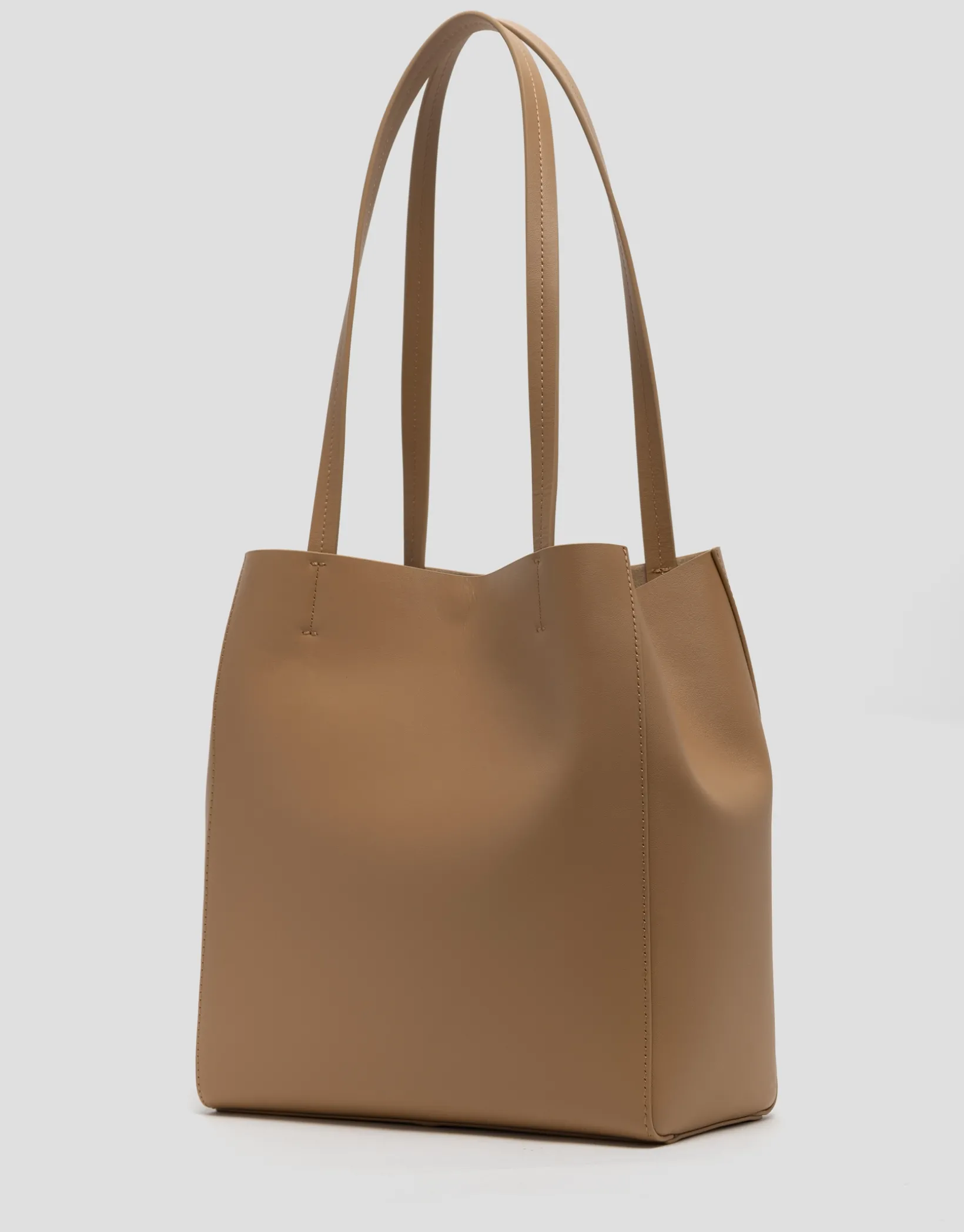 Bolso Bruna Tote Maxi piel cámel