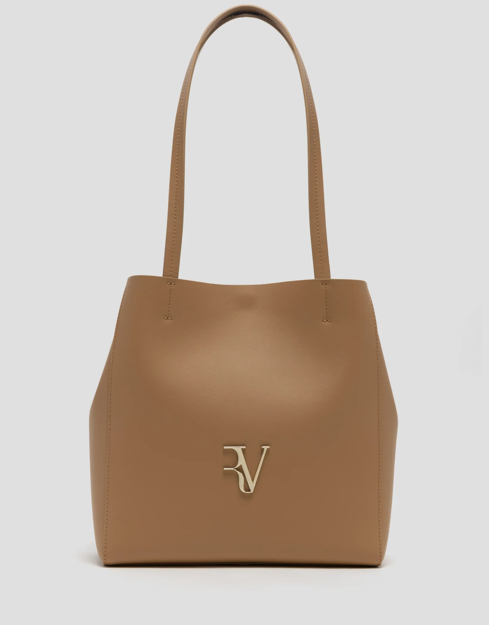 Bolso Bruna Tote Maxi piel cámel