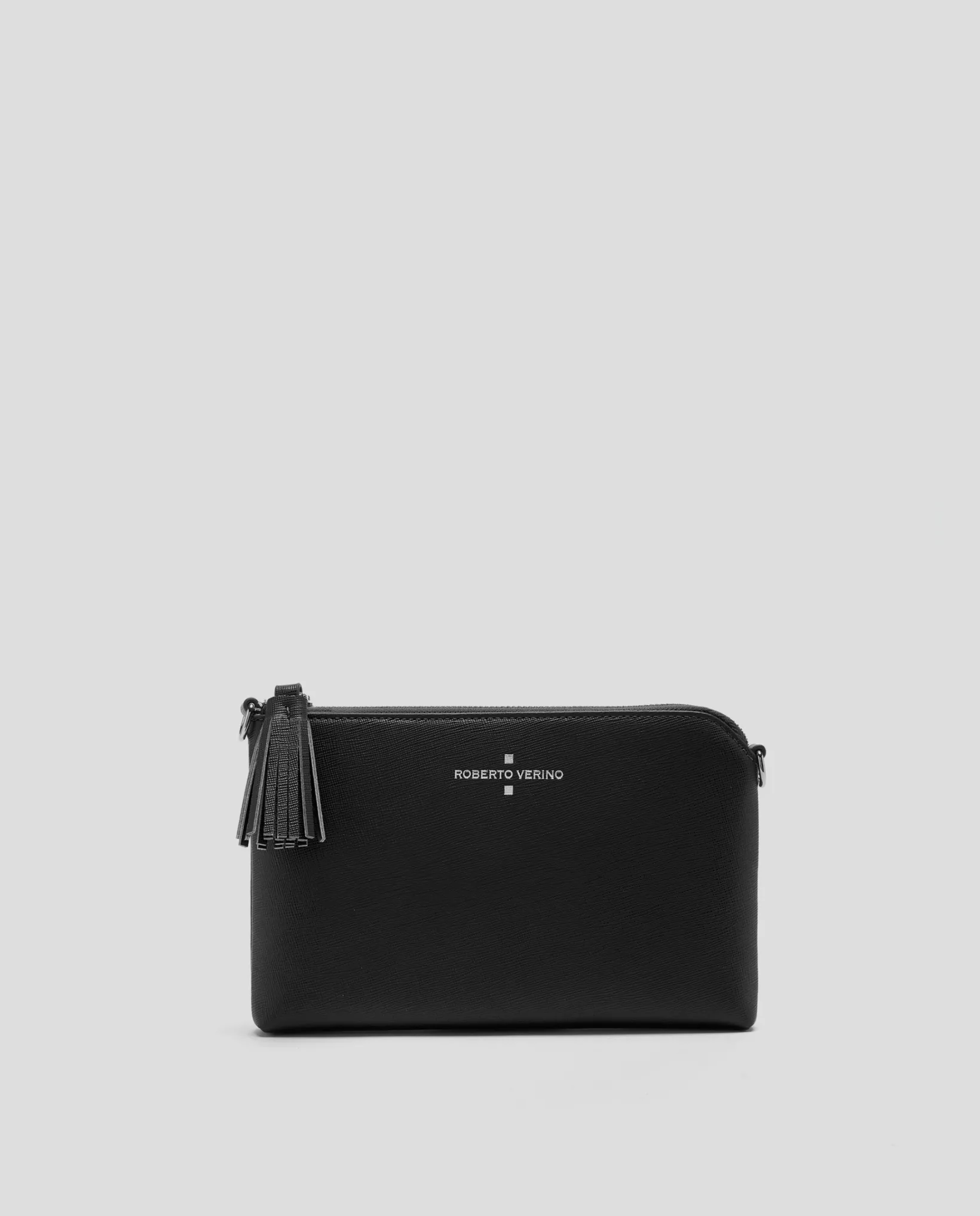 Bolso clutch Lisa Nano piel saffiano negro