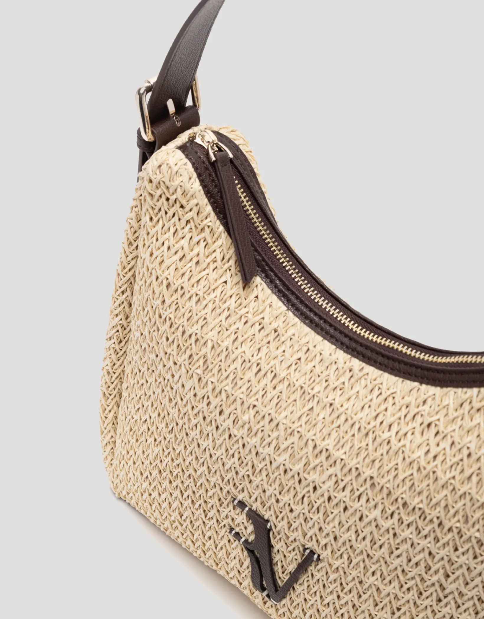 Bolso de hombro Margot Hobo beige