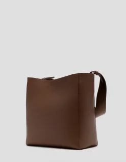 Bolso de hombro Valentina Hobo piel cuero