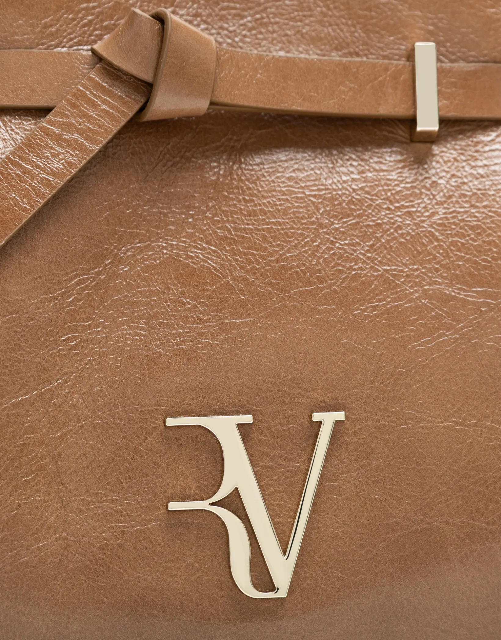 Bolso de mano Ares Midi piel beige