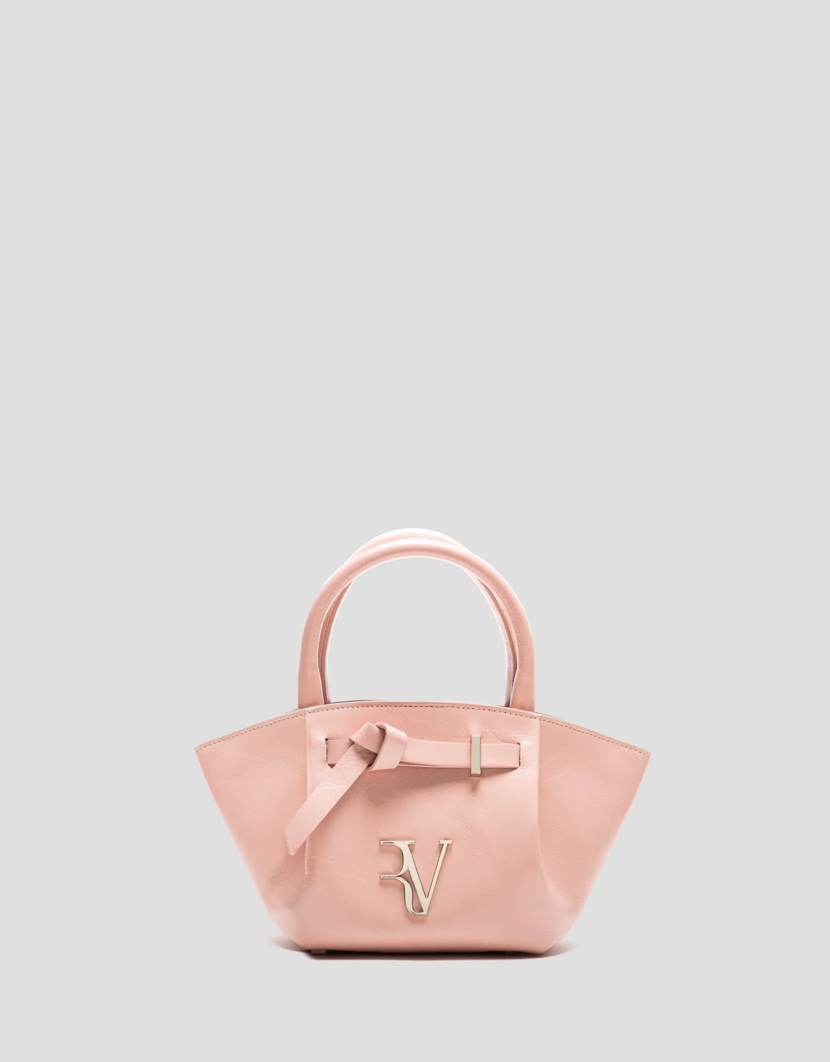 Bolso de mano Ares Mini piel rosa