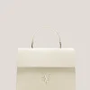 Bolso de mano Mía Maxi piel beige claro
