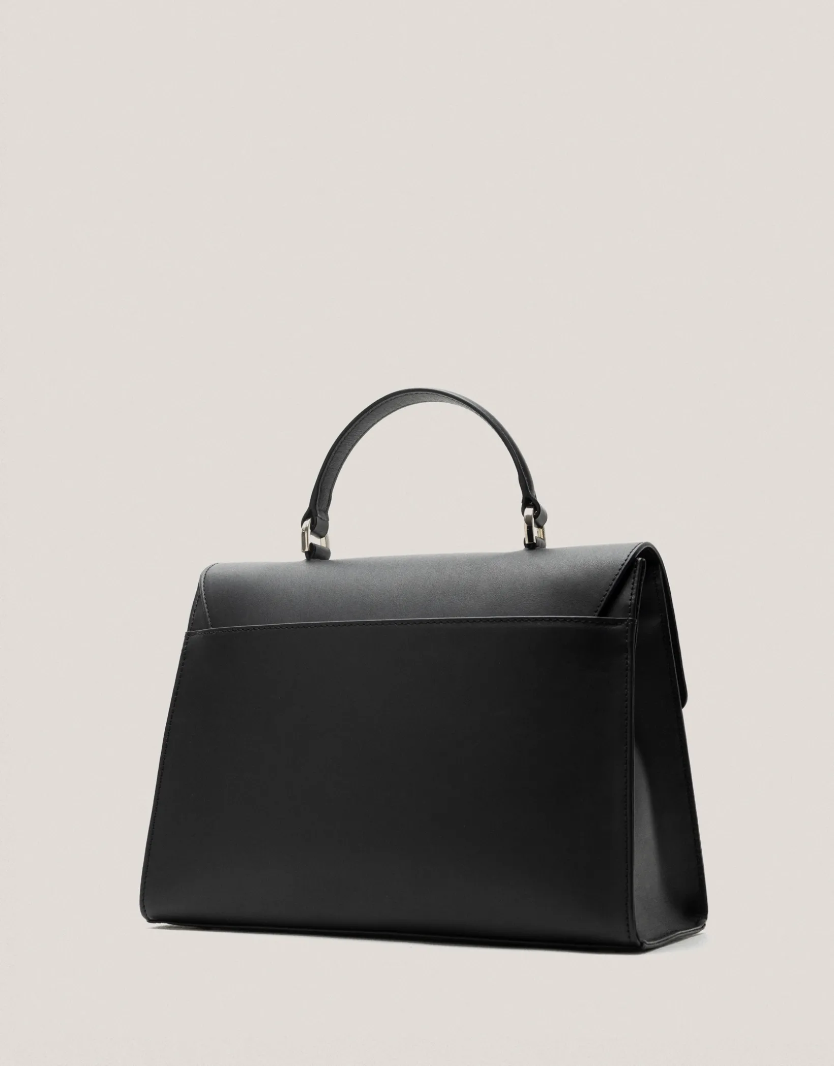 Bolso de mano Mía Maxi piel negro