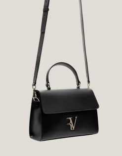 Bolso de mano Mía Midi piel negro