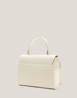 Bolso de mano Mía Midi piel beige claro