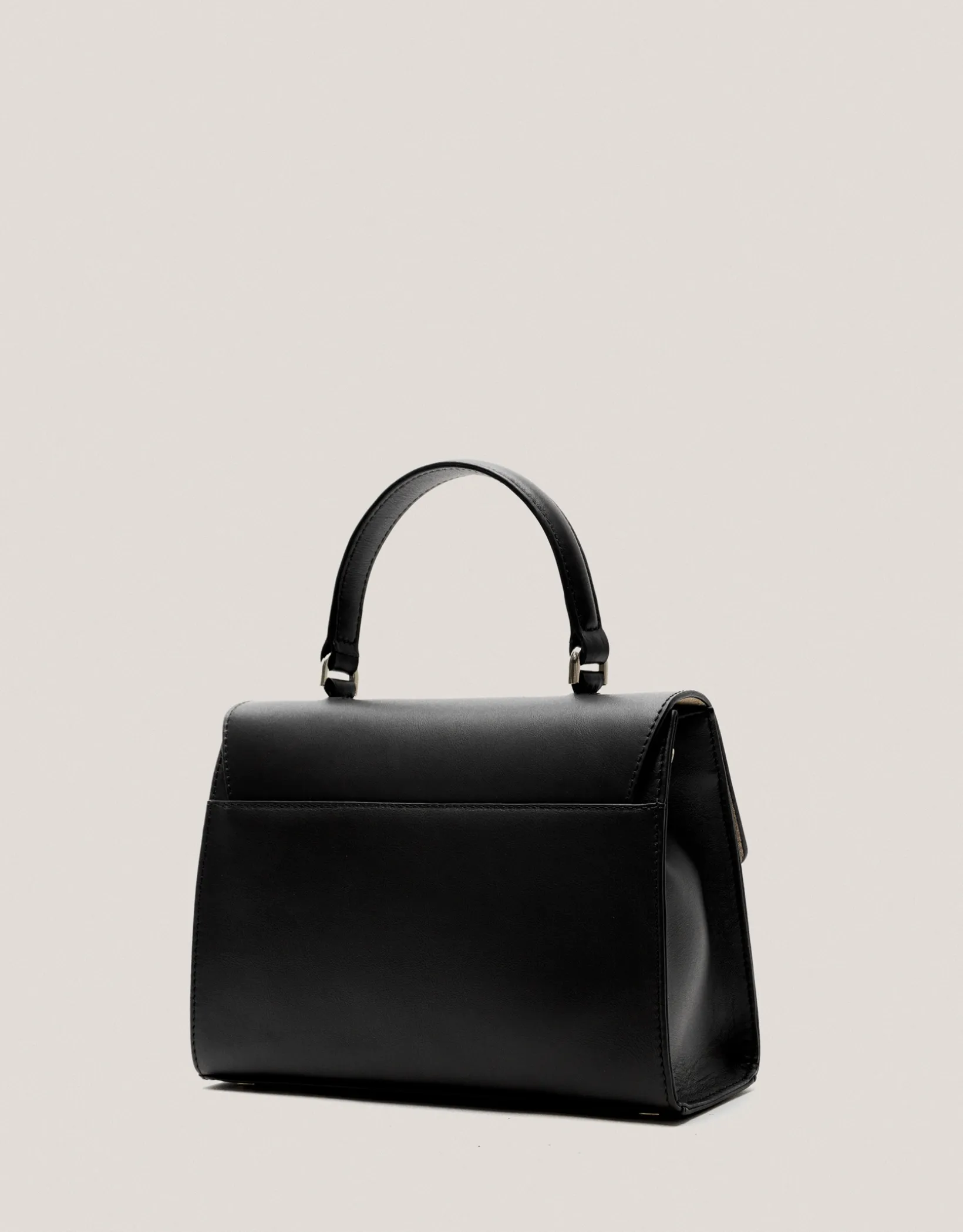 Bolso de mano Mía Midi piel negro