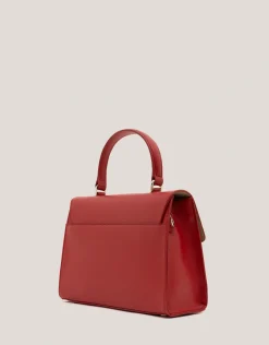 Bolso de mano Mía Midi piel rojo