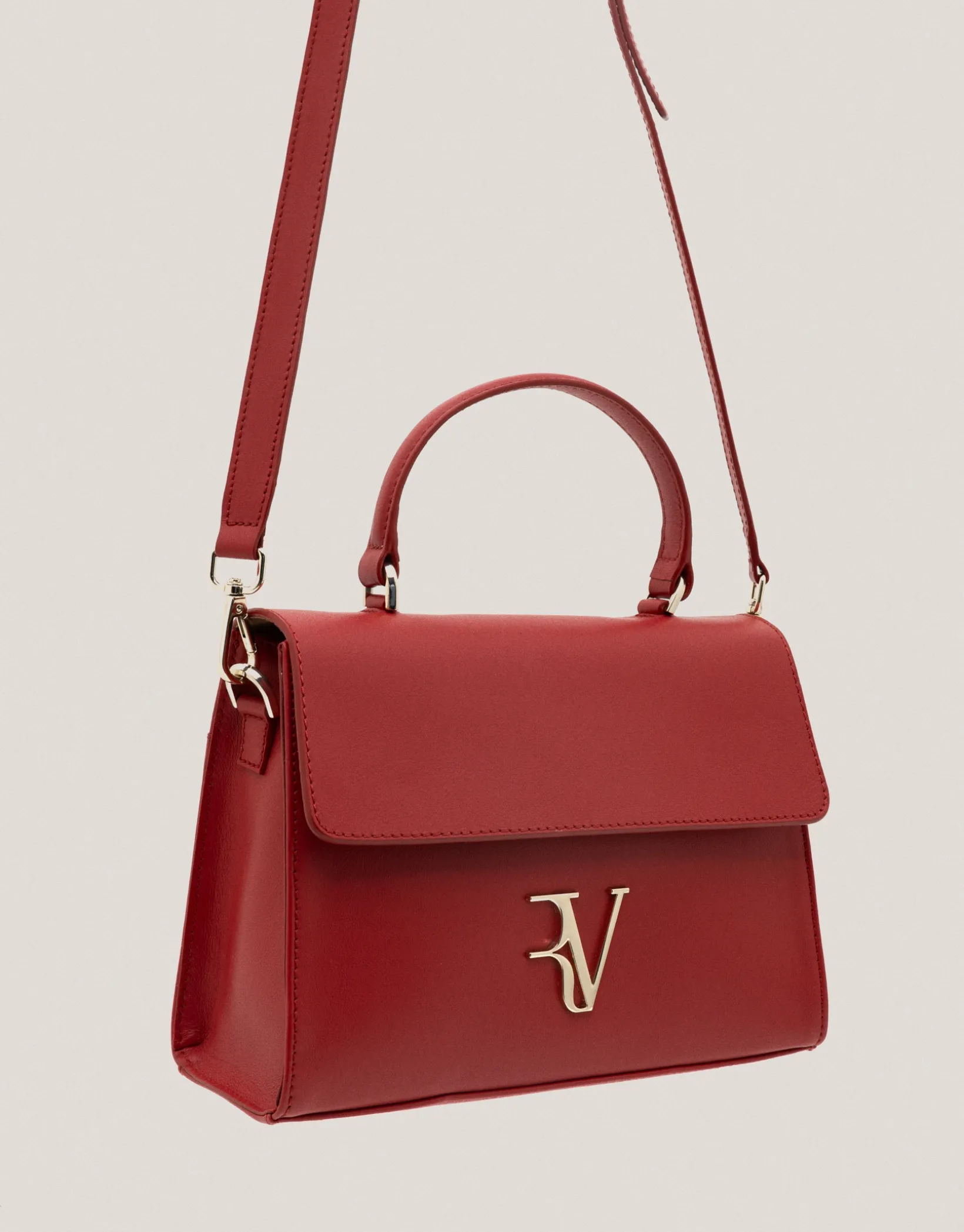 Bolso de mano Mía Midi piel rojo