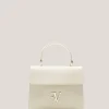 Bolso de mano Mía Mini piel beige claro