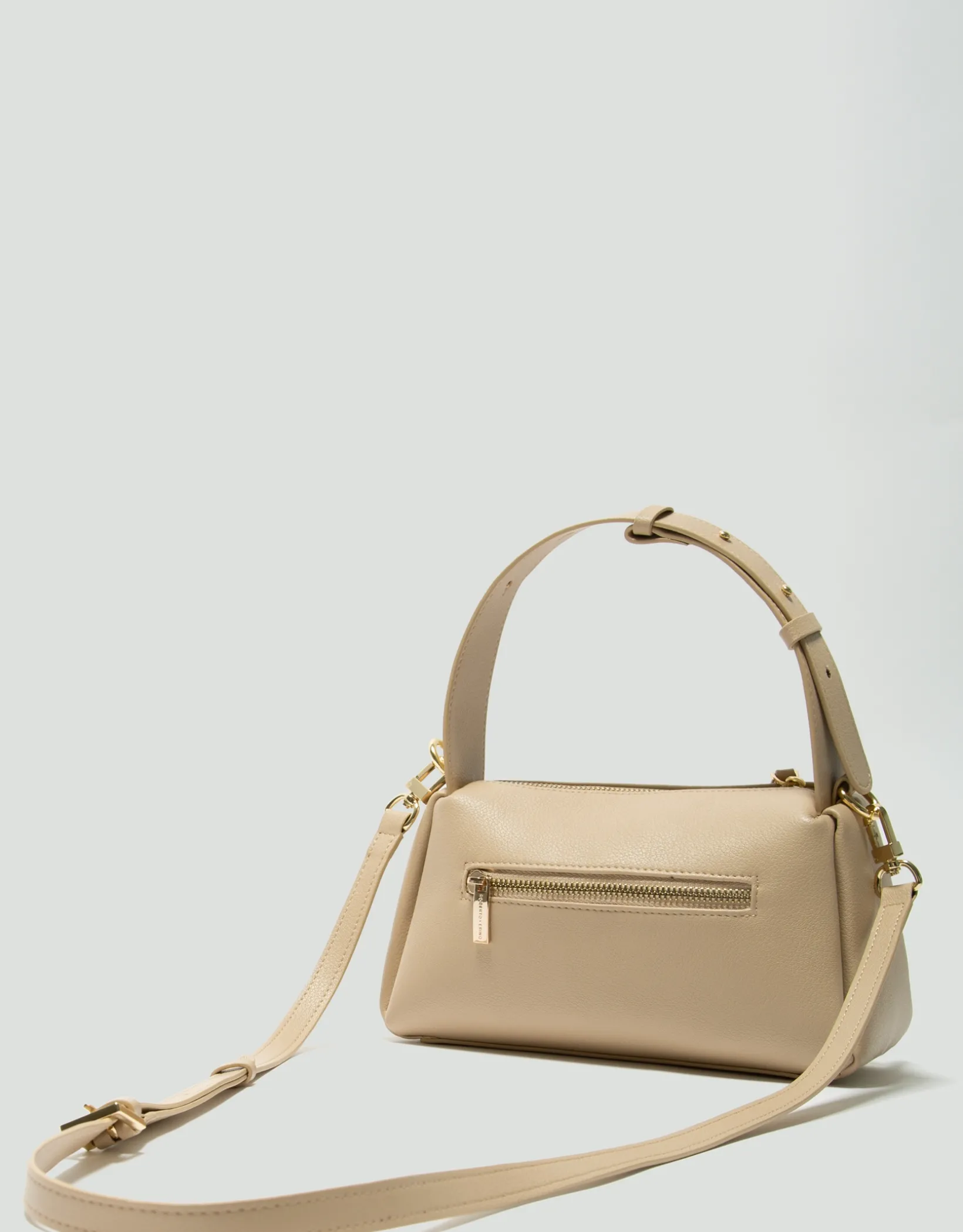Bolso de mano Margot Mini piel beige