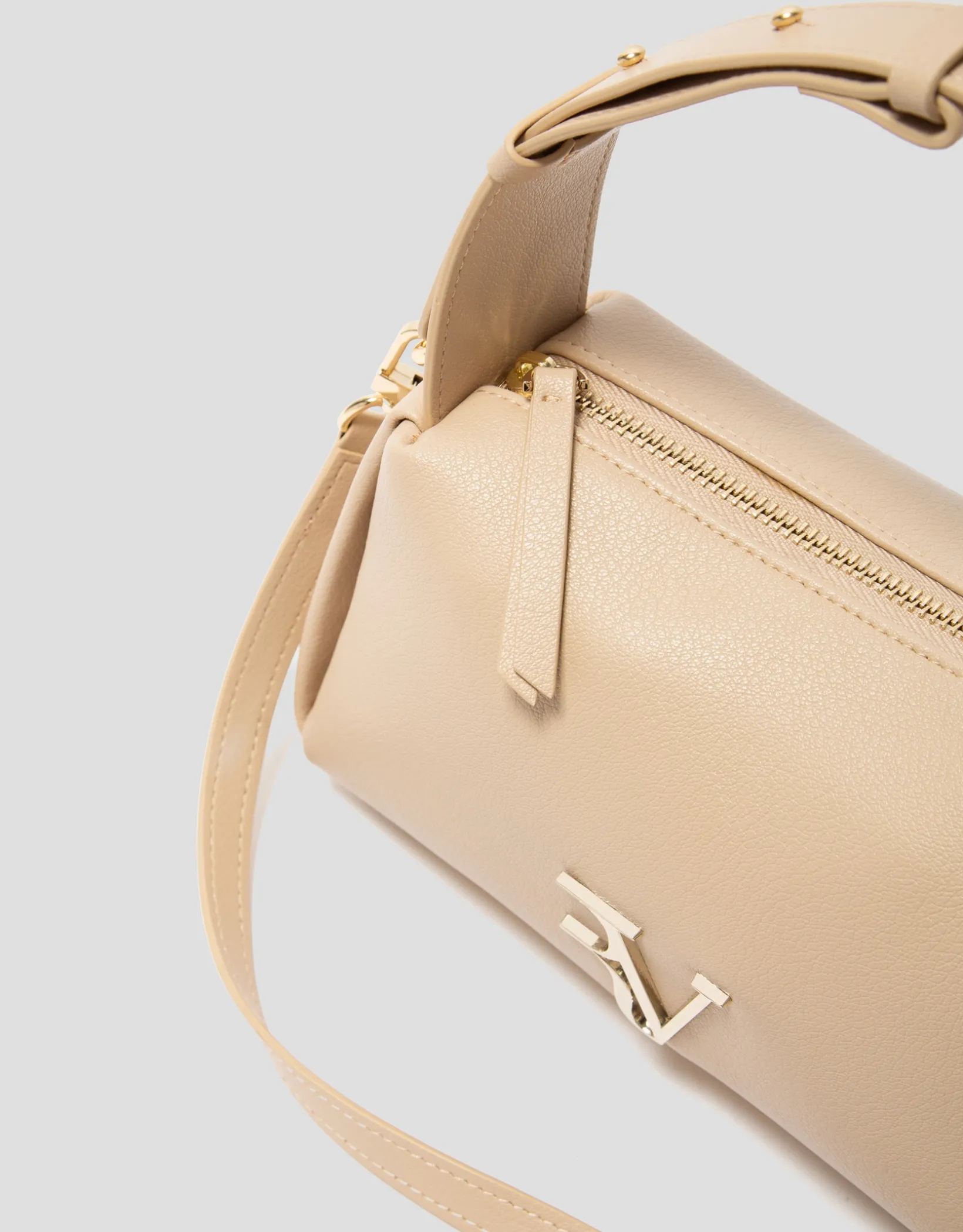Bolso de mano Margot Mini piel beige