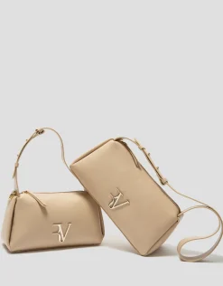 Bolso de mano Margot Mini piel beige