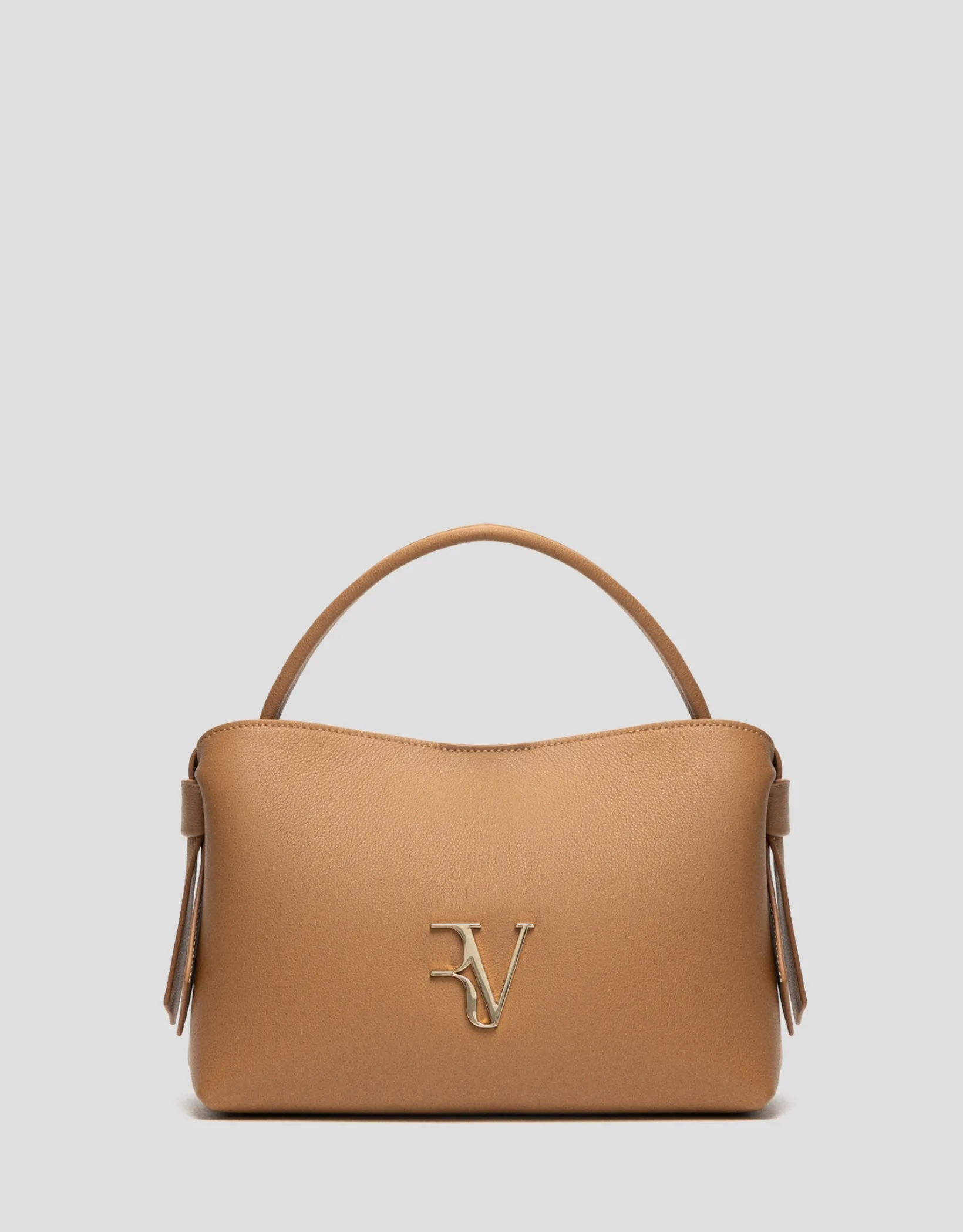 Bolso de mano Nina midi piel beige