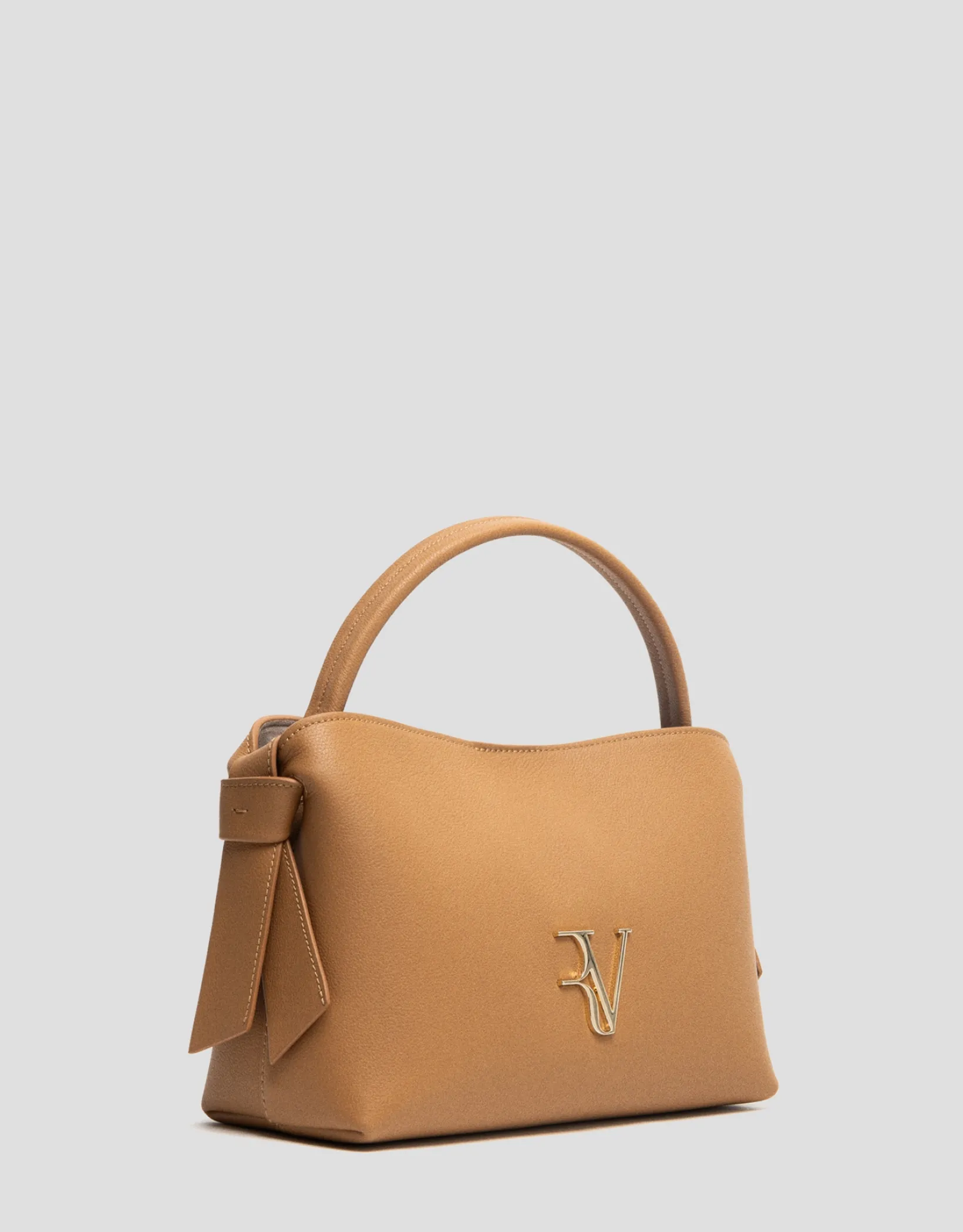 Bolso de mano Nina midi piel beige