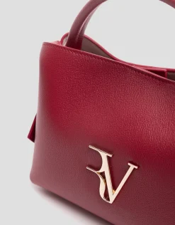 Bolso de mano Nina mini piel roja