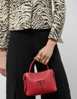 Bolso de mano Nina mini piel roja