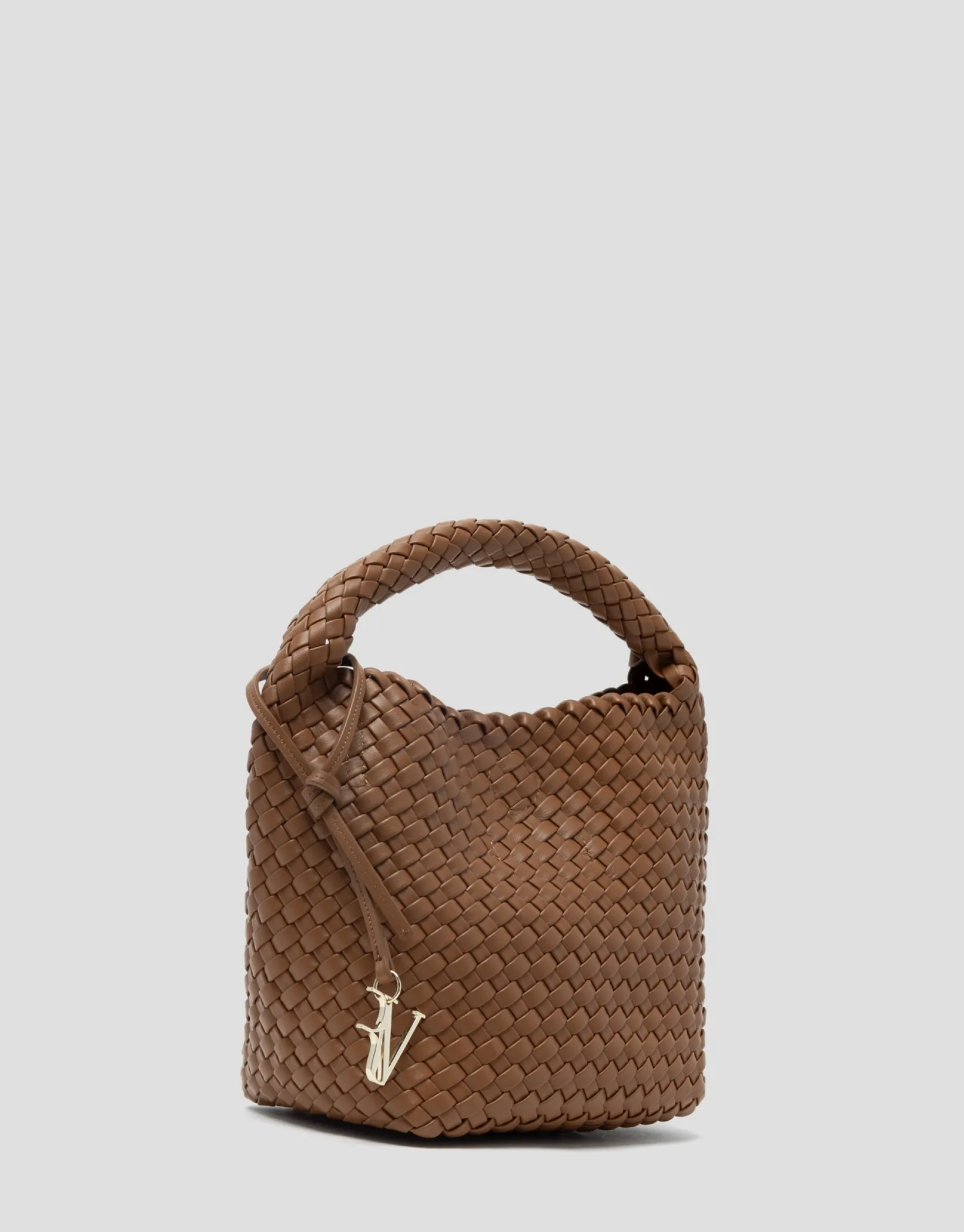Bolso de mano Paula Hobo Midi piel trenzada cuero