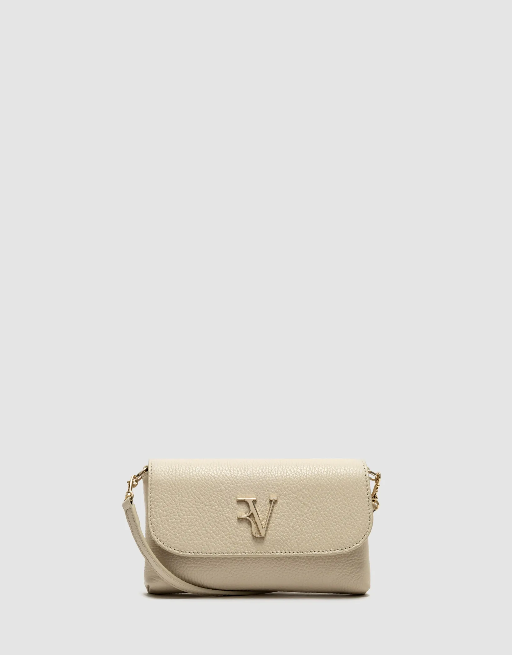 Bolso de mano Rita piel beige