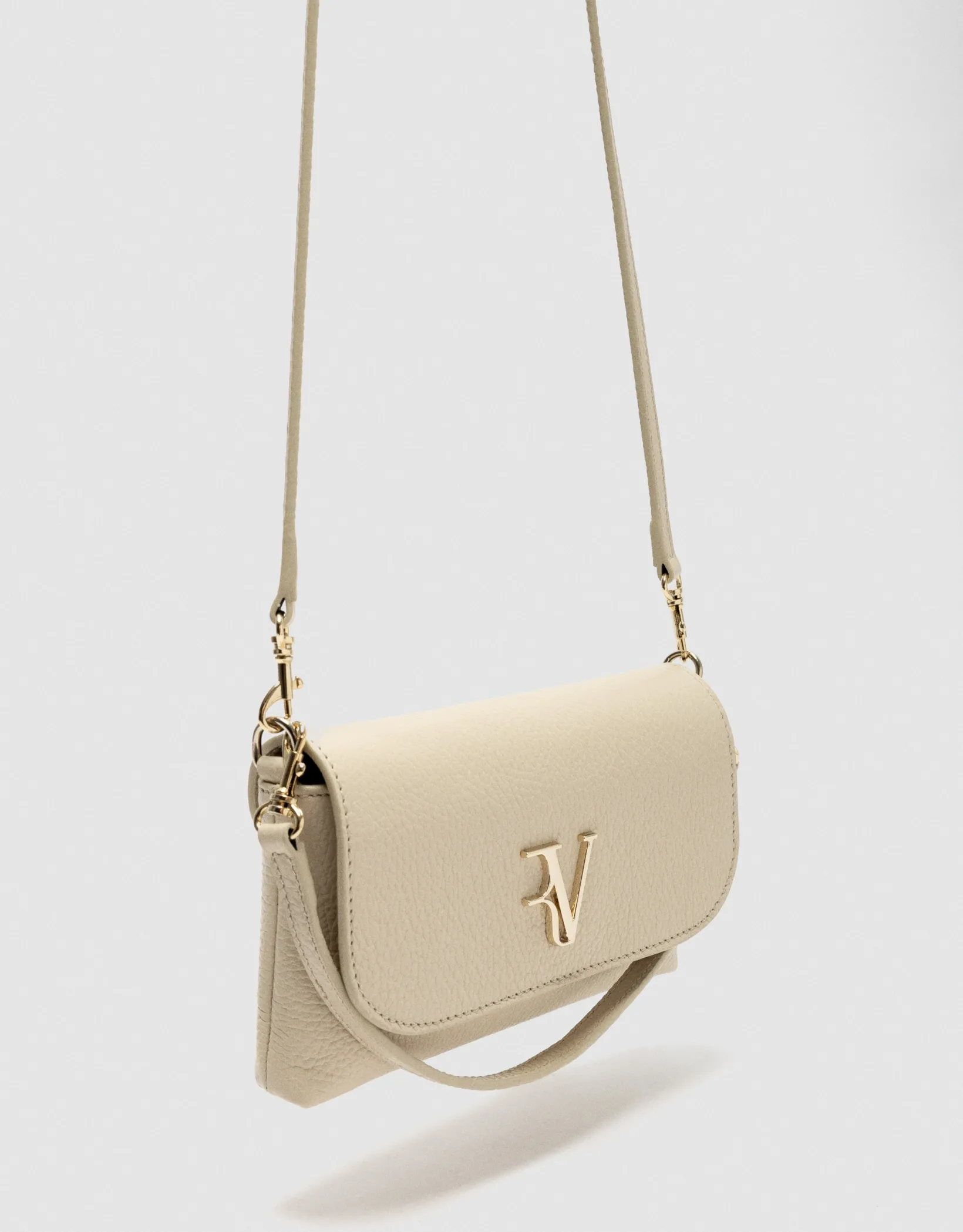 Bolso de mano Rita piel beige