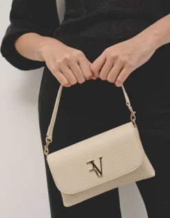 Bolso de mano Rita piel beige