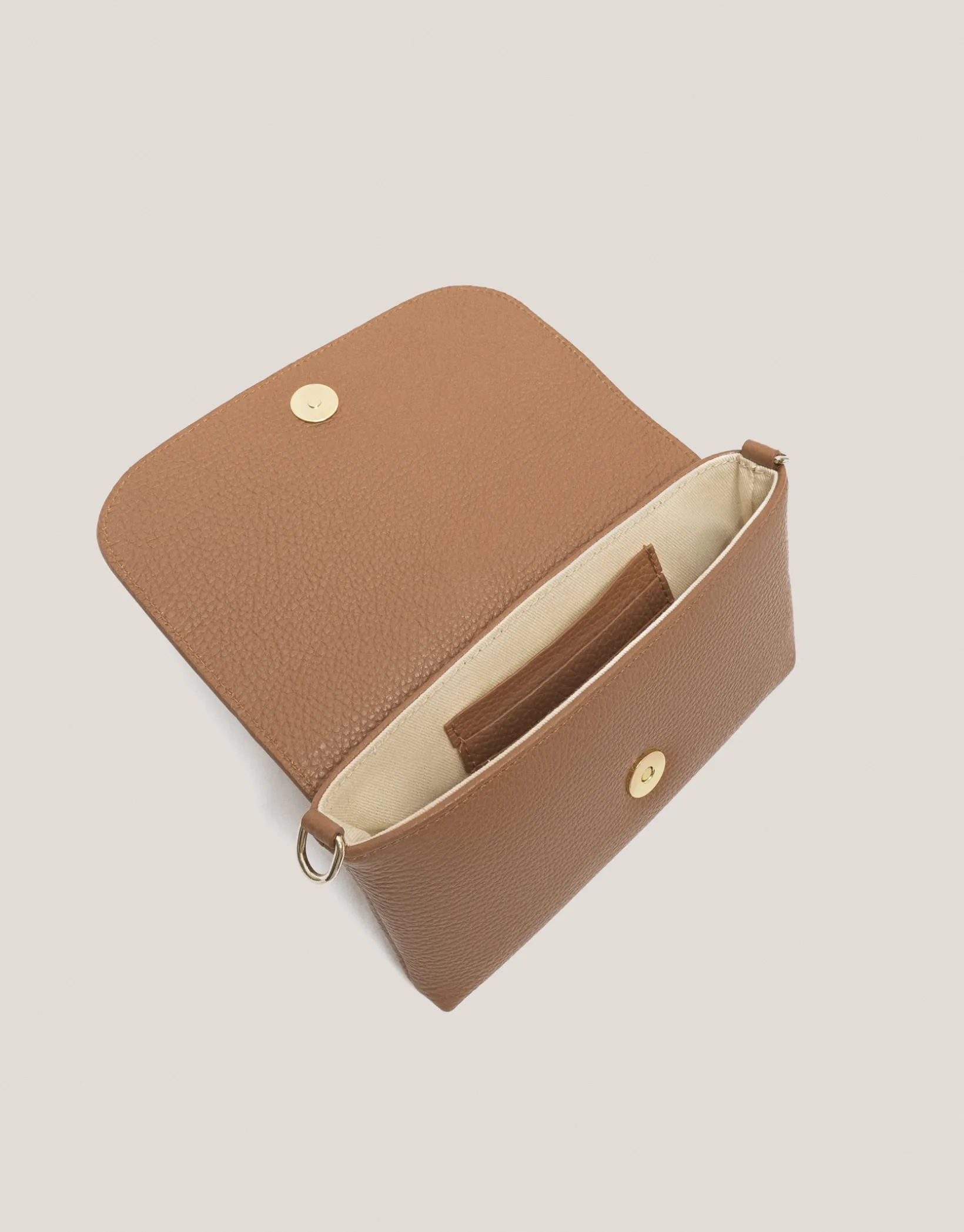 Bolso de mano Rita piel cámel
