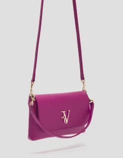 Bolso de mano Rita piel frambuesa