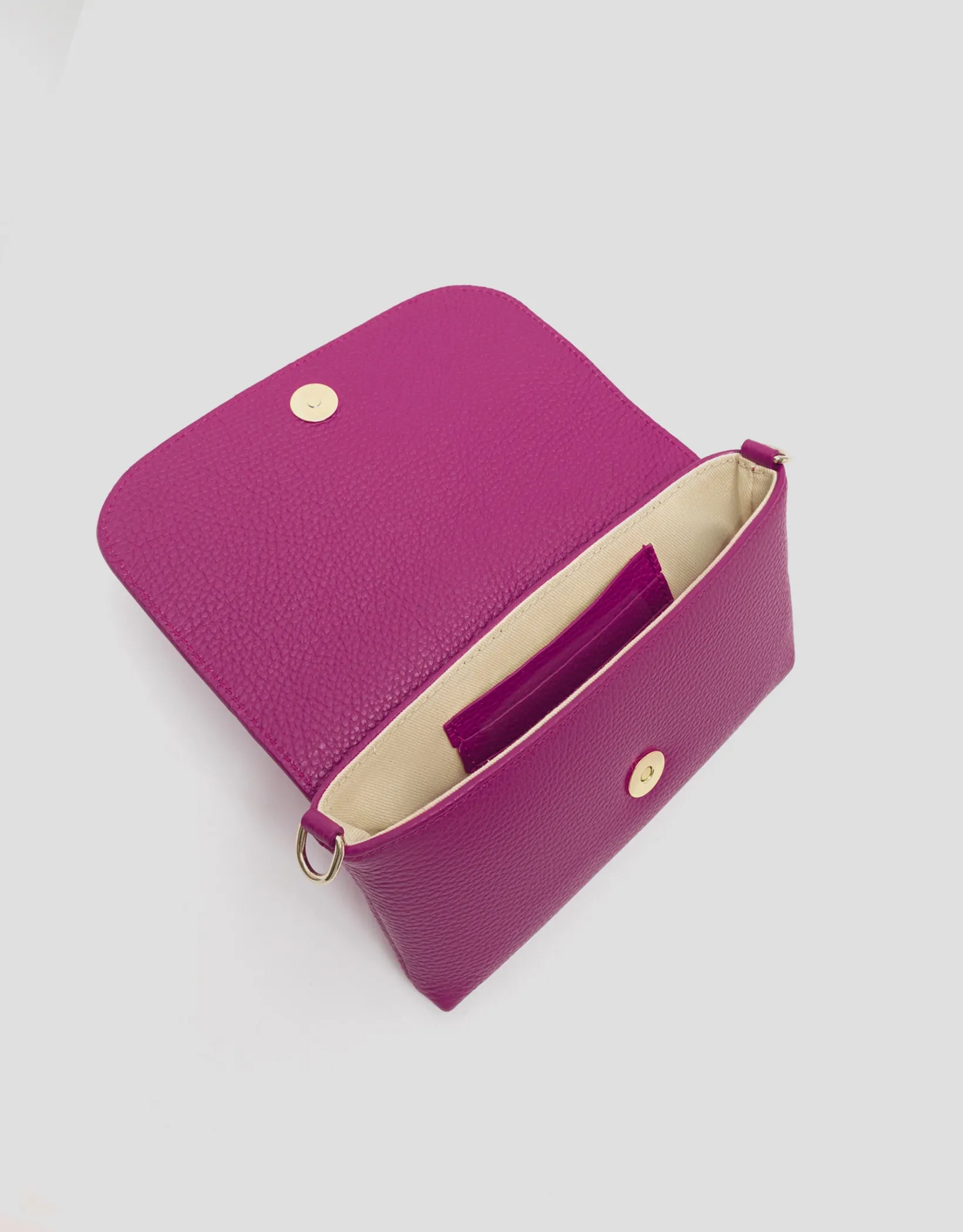 Bolso de mano Rita piel frambuesa