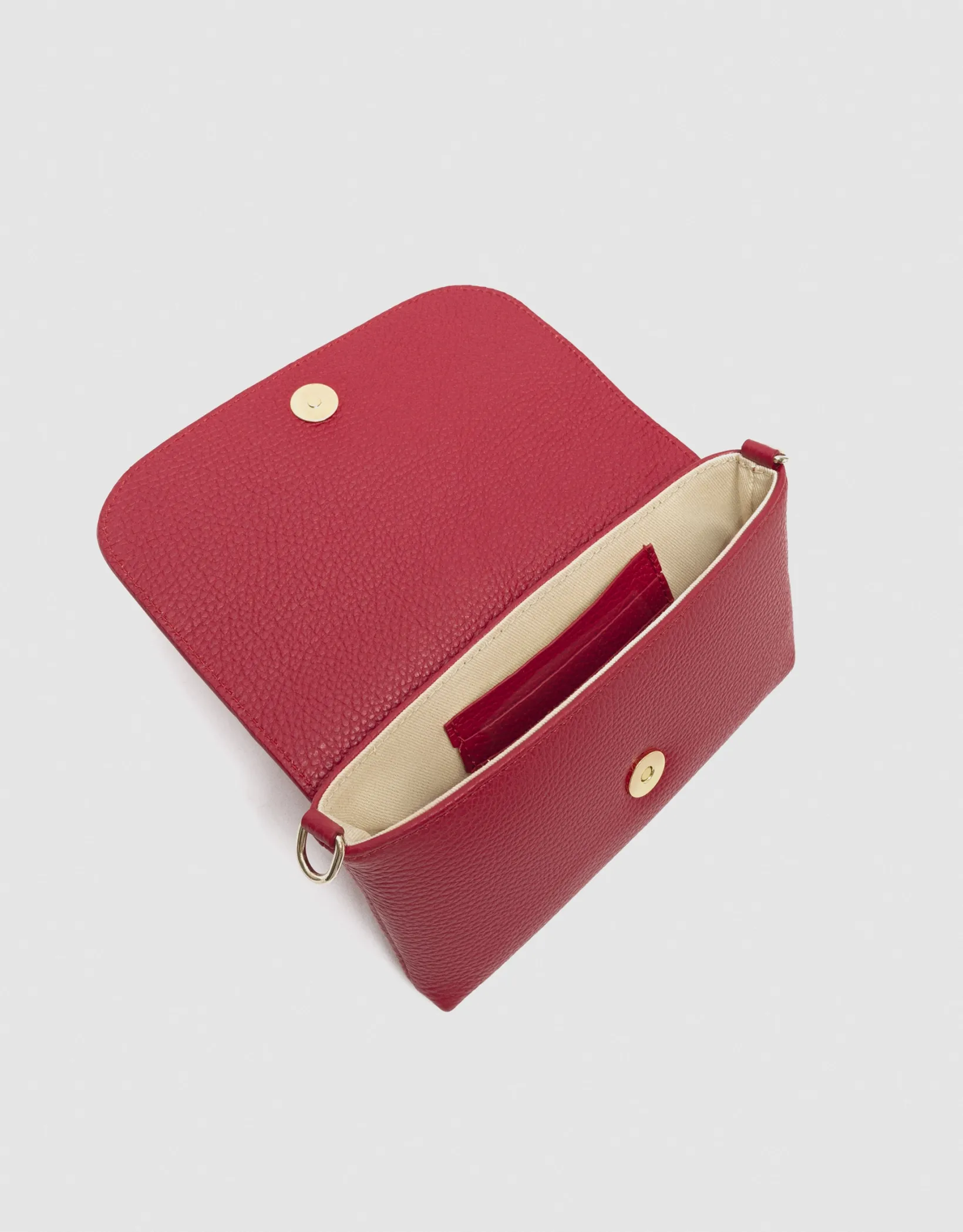 Bolso de mano Rita piel rojo