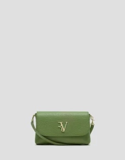 Bolso de mano Rita piel verde