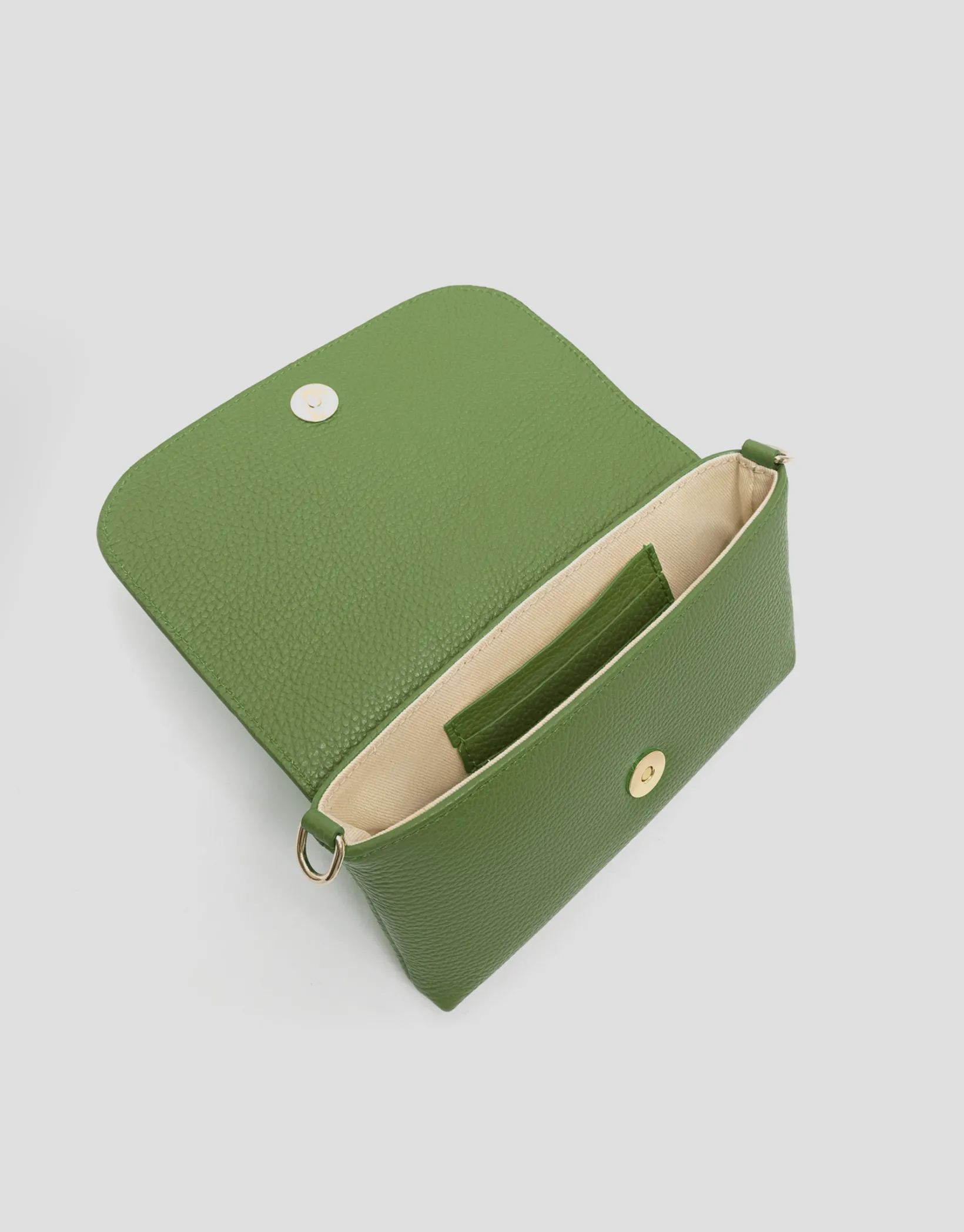 Bolso de mano Rita piel verde